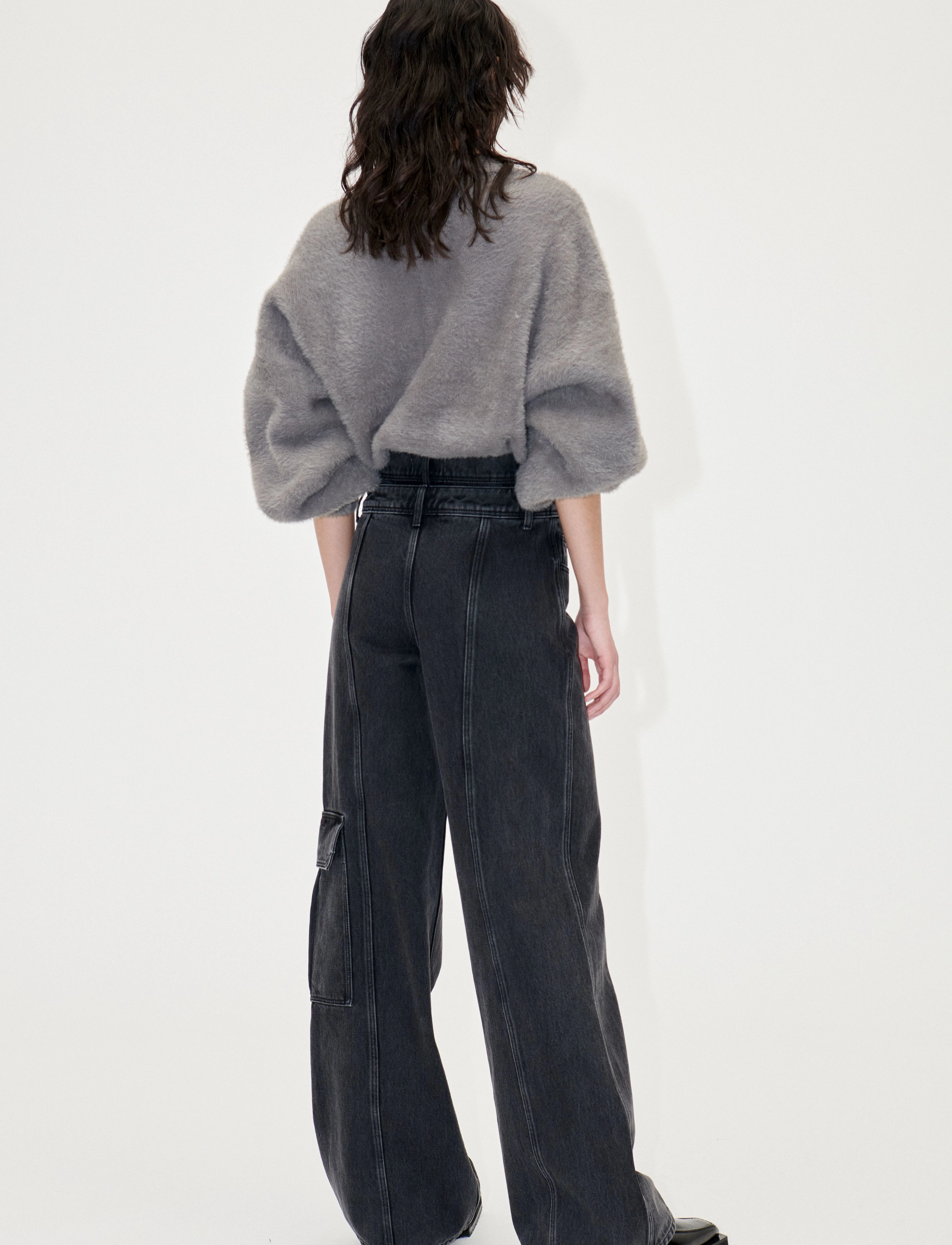 STINE GOYA - Paul, 1909 Denim - brede jeans - stone wash grey - 3