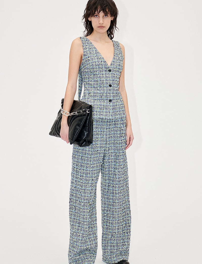 STINE GOYA - Jesabelle, 1910 Textured Casual Che - pidulikud püksid - check - 0