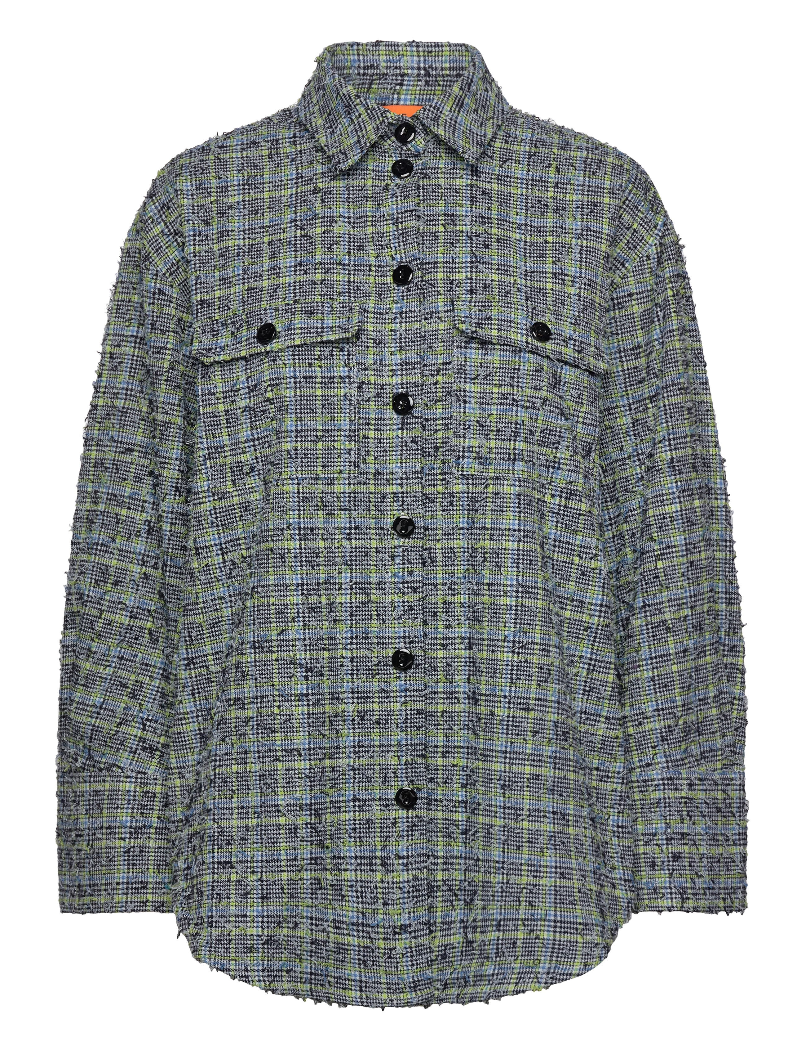 STINE GOYA Phoenix, 1910 Textured Casual Check - Overshirts - CHECK / blue