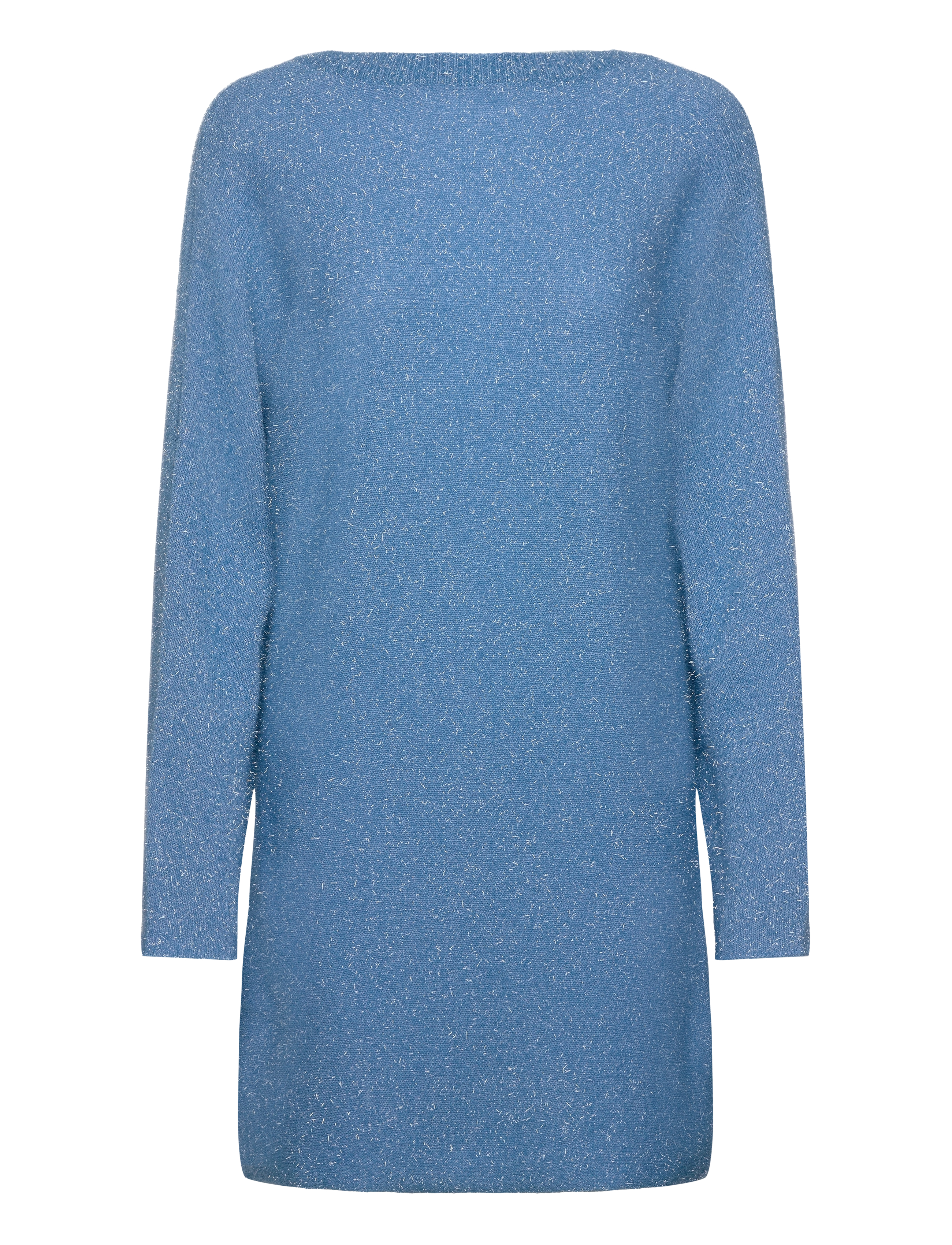STINE GOYA - Anahita, 1947 Metallic Fluffy Knit - alaskan blue - 1