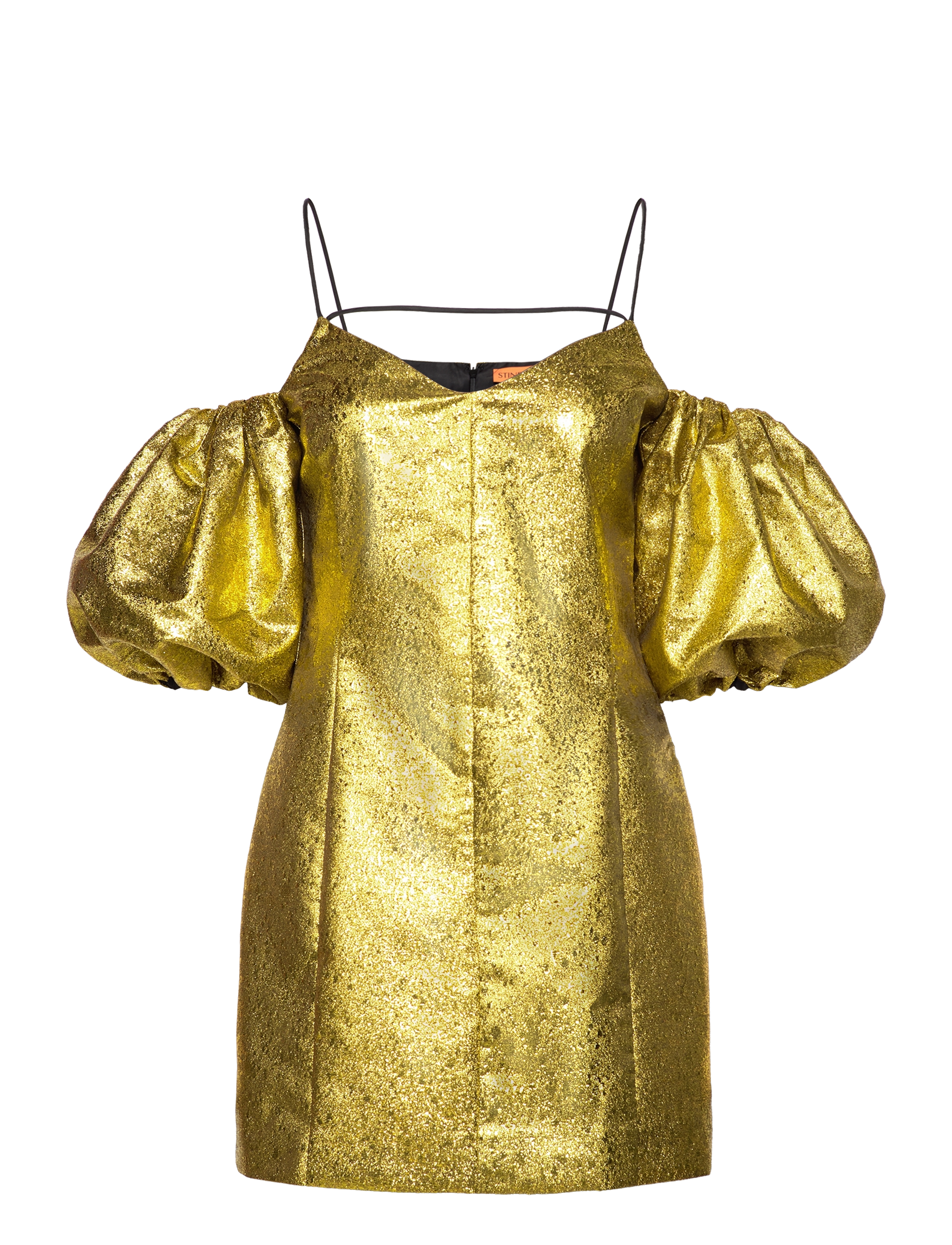 STINE GOYA Brera, 1918 Organza Jacquard Gold - XS - Damen
