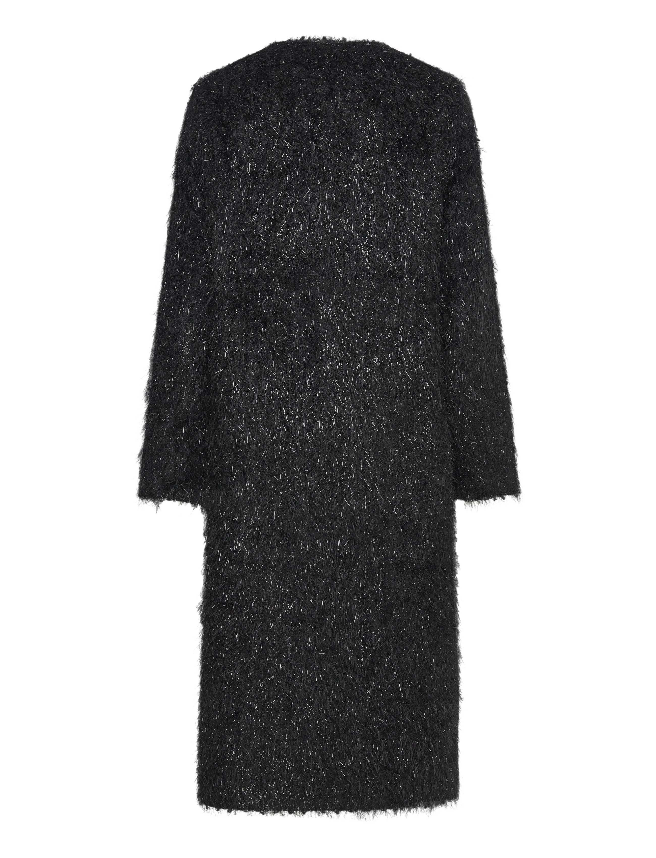 STINE GOYA - Alec, 1982 Knitted Fluffy Lurex - overtøj - fluffy black - 2