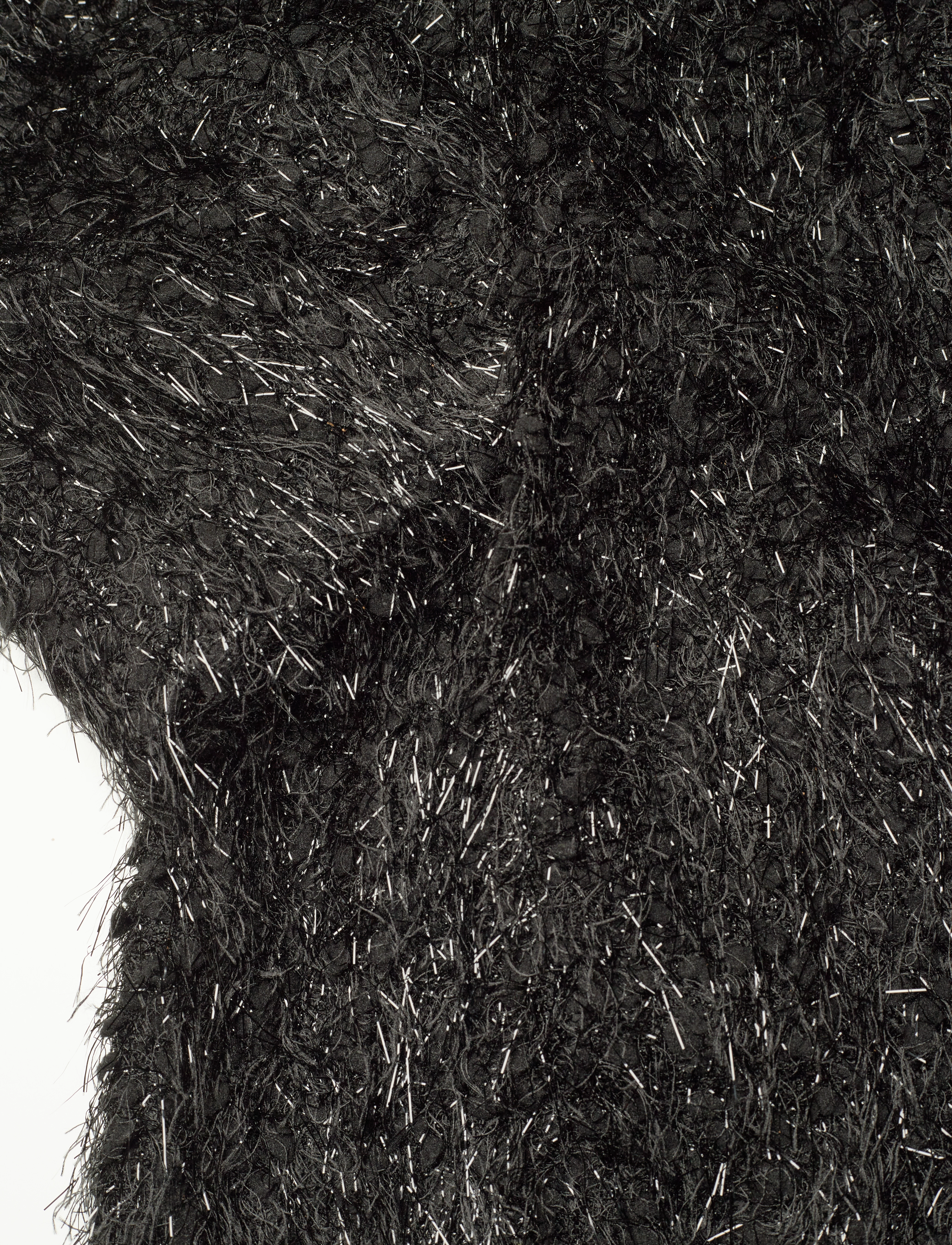 STINE GOYA - Alec, 1982 Knitted Fluffy Lurex - overtøj - fluffy black - 5