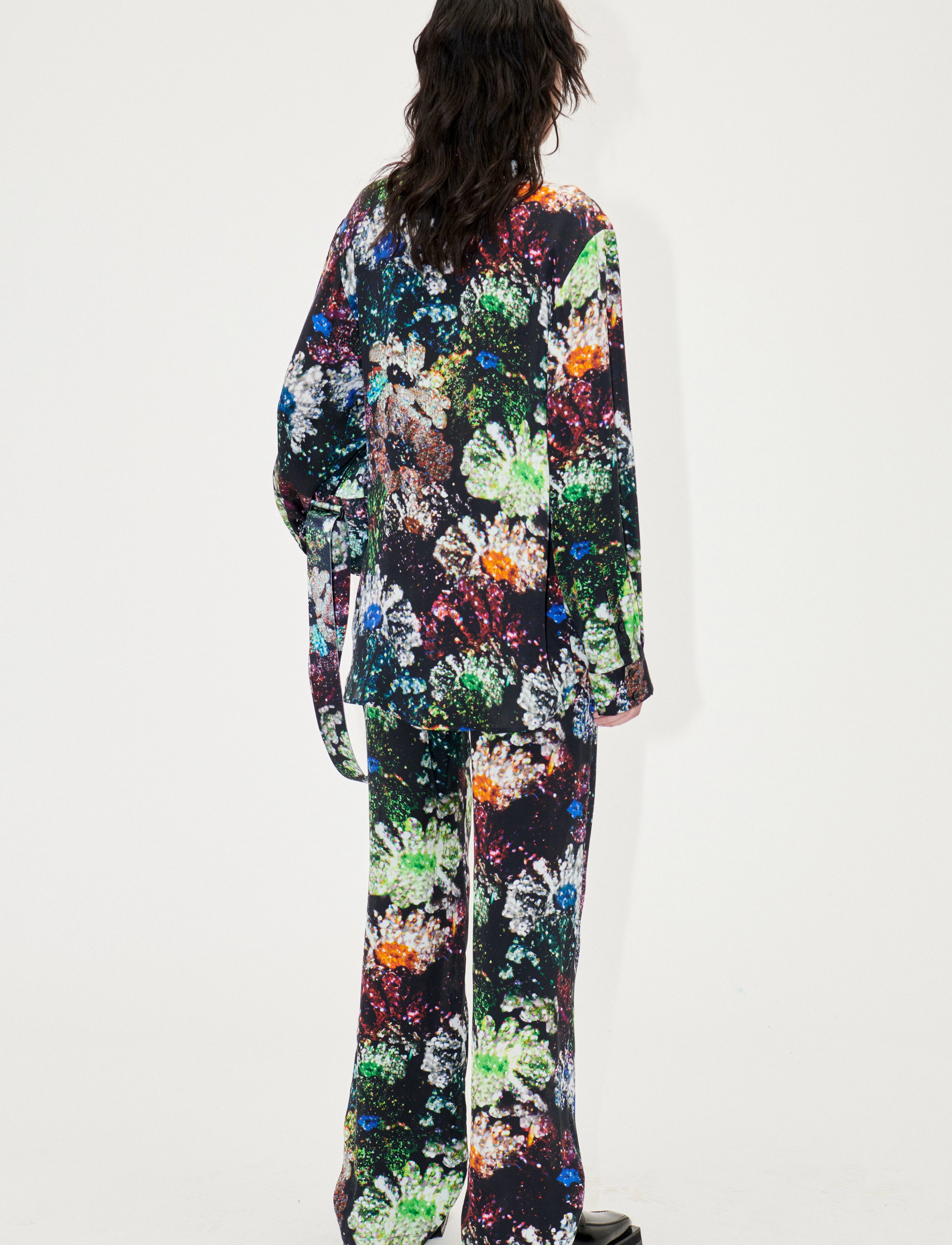 STINE GOYA - Fatou, 1920 Dry Viscose - habitbukser - glitter bloom - 3