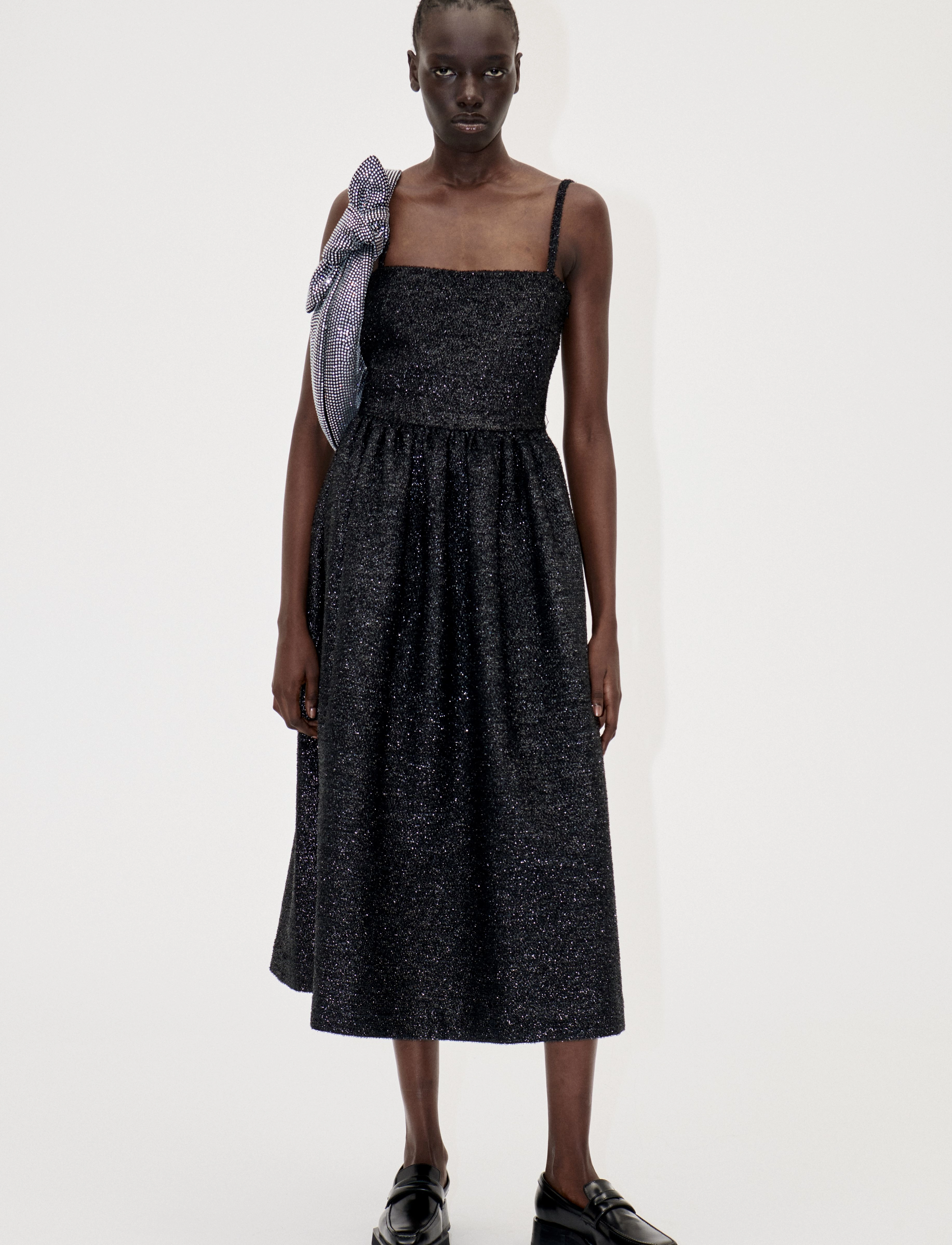 STINE GOYA Anny, 1981 Woven Lurex - Jurken - JET BLACK / black