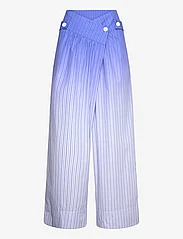 STINE GOYA - SGAsta, 2000 Printed Poplin - wide leg trousers - hue stripe - 0
