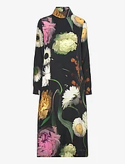 STINE GOYA - SGMille, 2017 Dry Viscose - midi kjoler - scanned foliage - 0