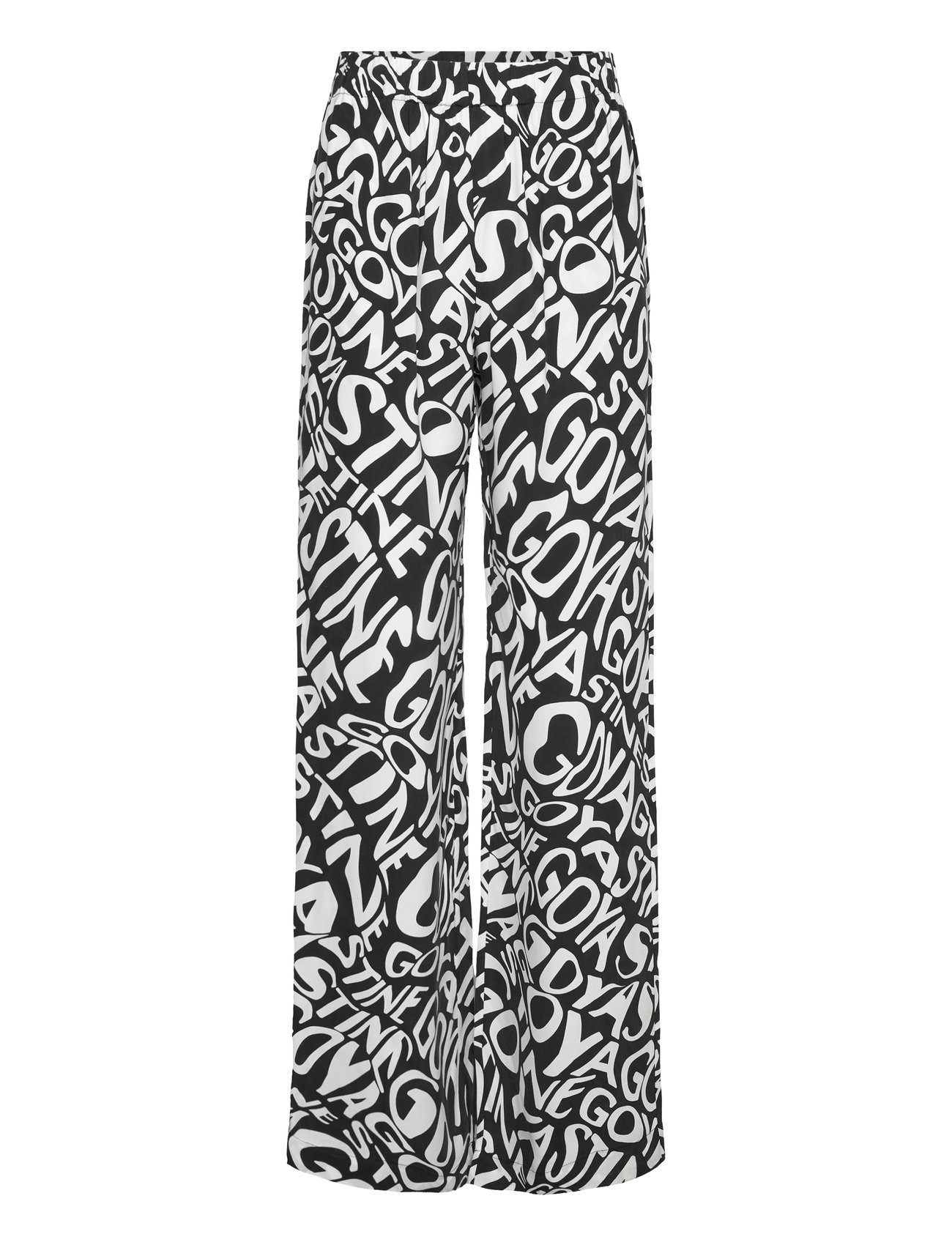 STINE GOYA - SGFatou, 2017 Dry Viscose - hosen mit weitem bein - liquified logo - 0