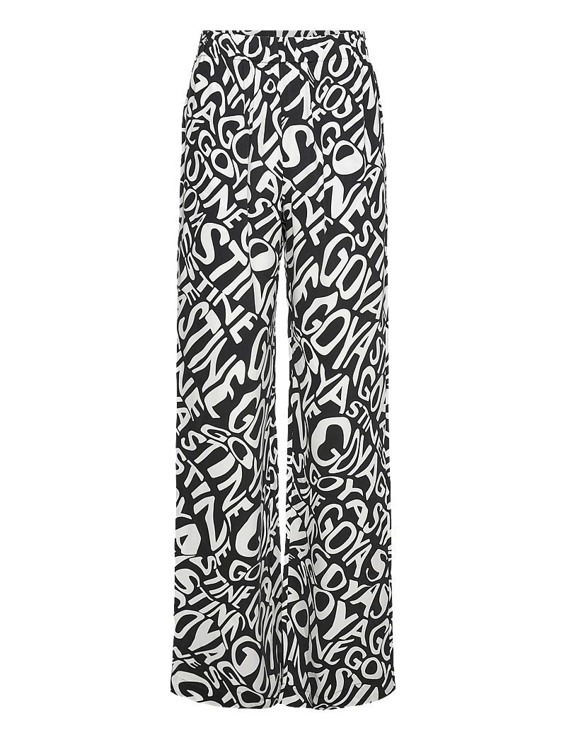 STINE GOYA - SGFatou, 2017 Dry Viscose - hosen mit weitem bein - liquified logo - 0