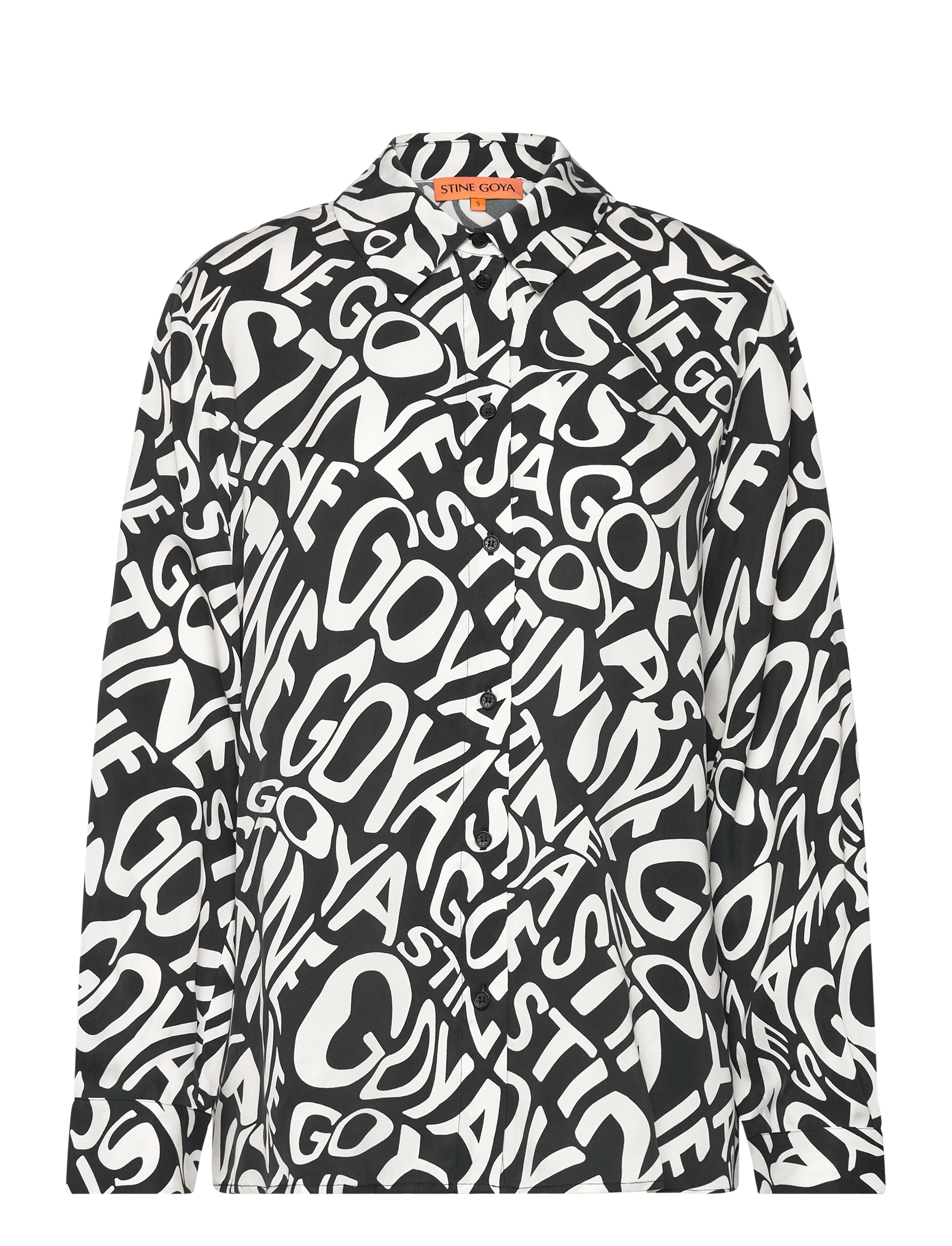 STINE GOYA SGWal, 2017 Dry Viscose - Bluser - LIQUIFIED LOGO / black