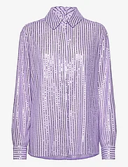 STINE GOYA - SGEdel, 2020 Structured Sequins - long sleeved blouses - lavender - 0