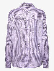 STINE GOYA - SGEdel, 2020 Structured Sequins - long sleeved blouses - lavender - 1