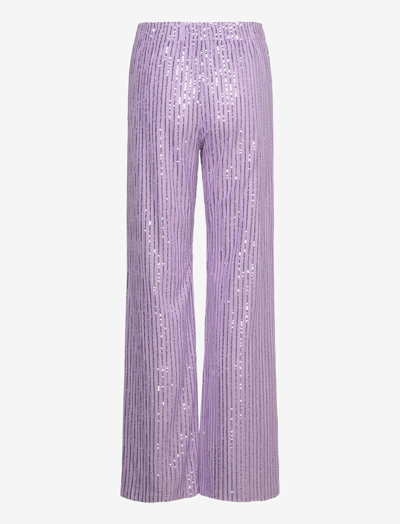 STINE GOYA - SGMarkus, 2020 Structured Sequins - straight leg trousers - lavender - 1