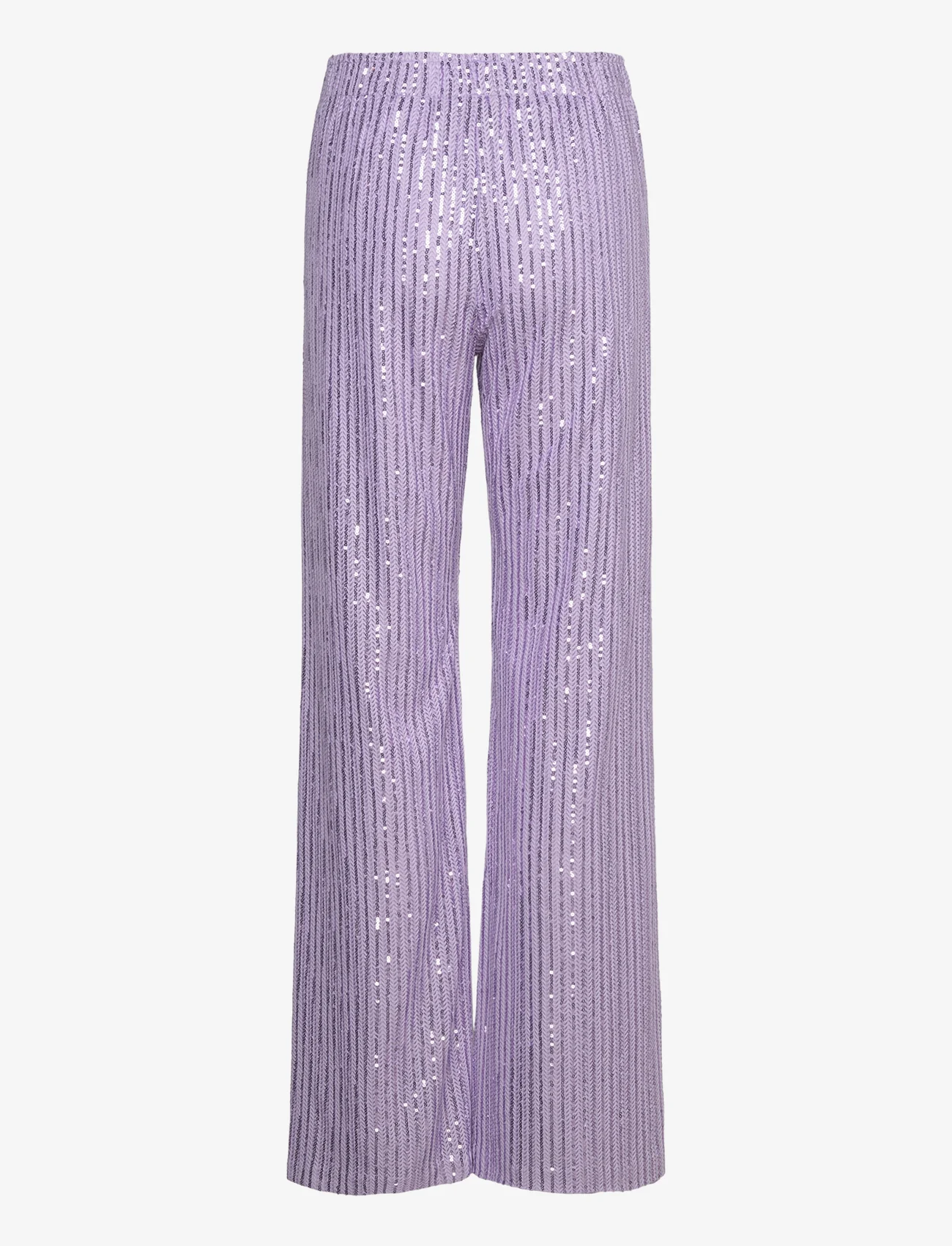 STINE GOYA - SGMarkus, 2020 Structured Sequins - bukser med lige ben - lavender - 1