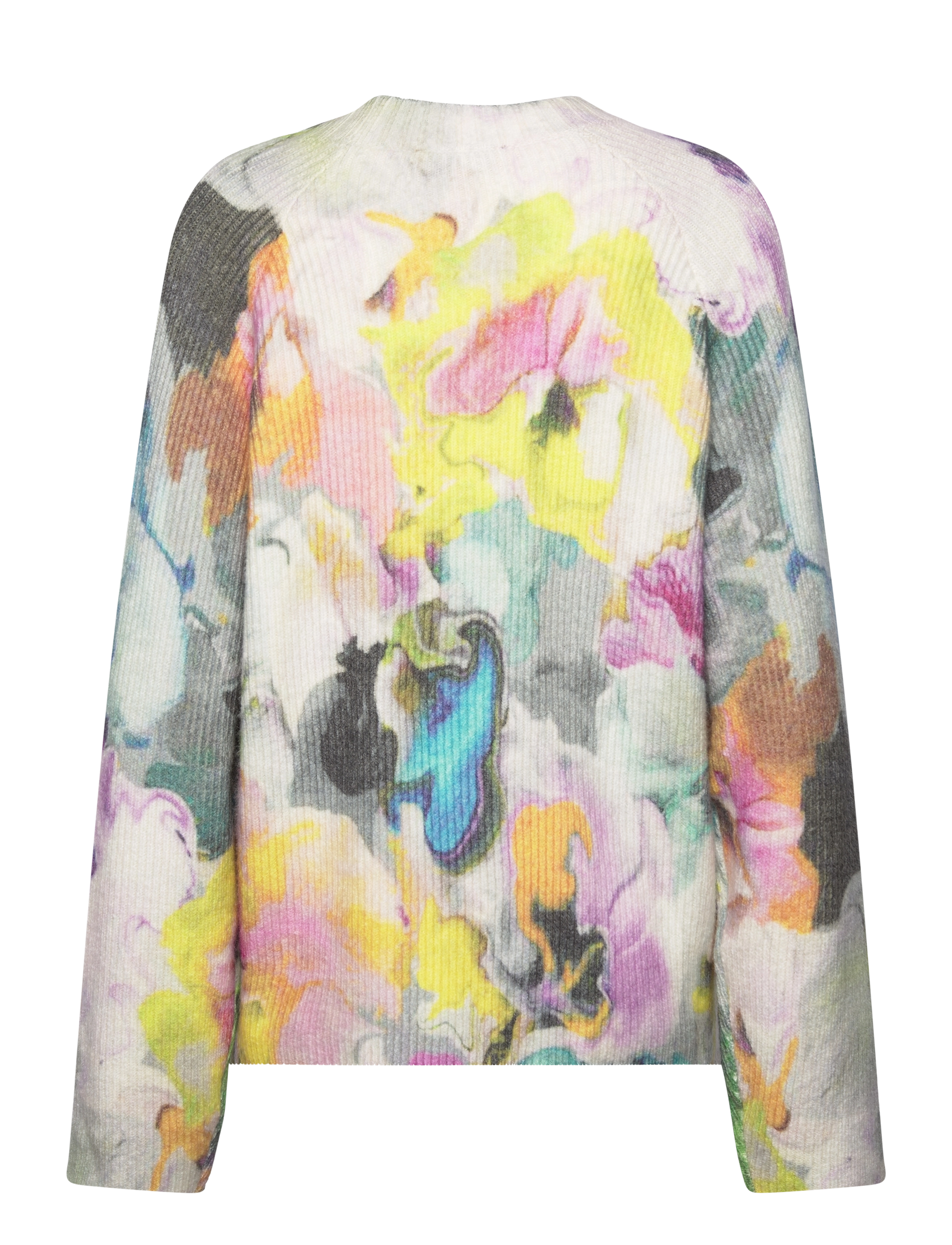 STINE GOYA - SGReba, 2047 Printed Fluffy Rib - liquified orchid - 1