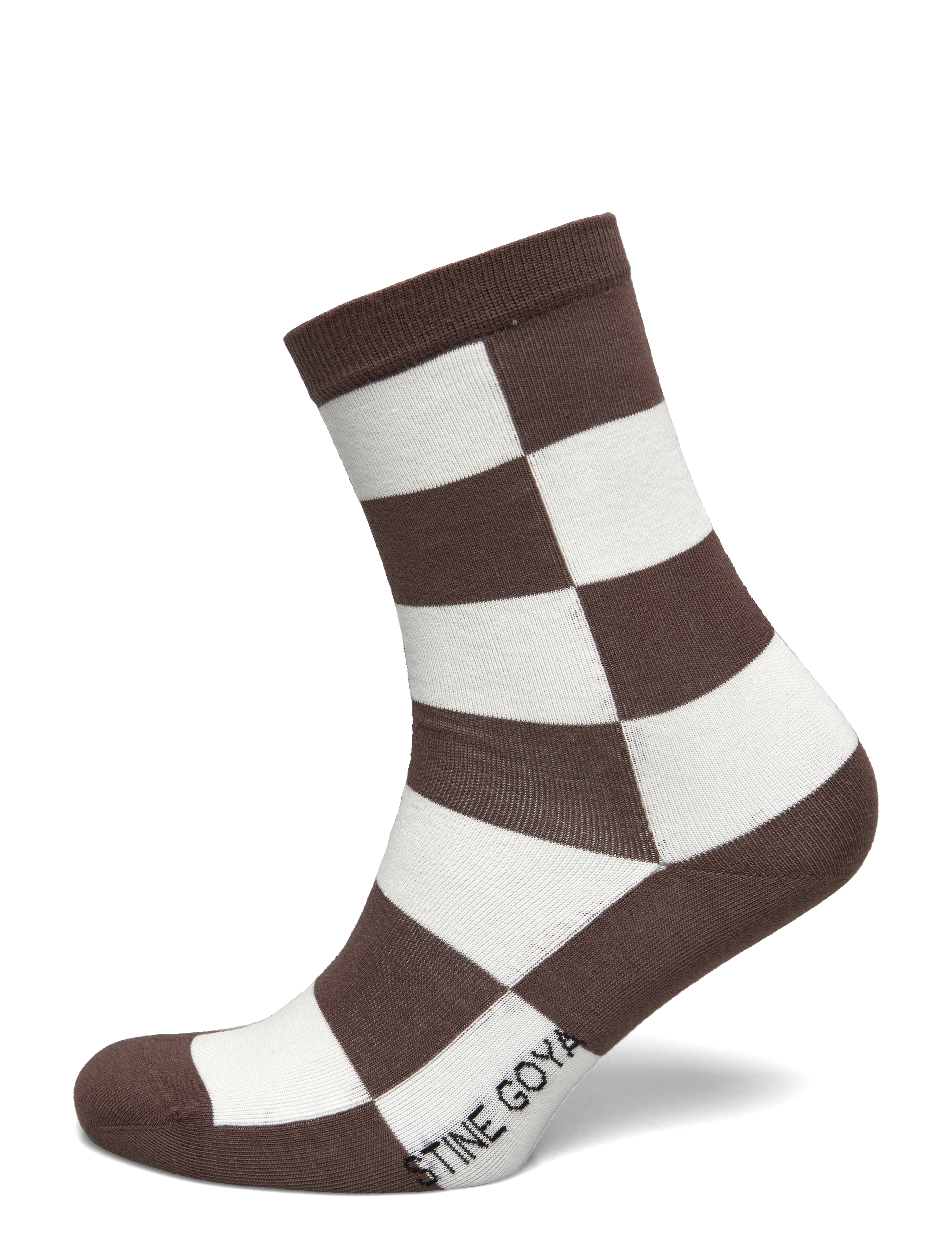 SGIggy, 2044 Short Socks - BROWN CHECK