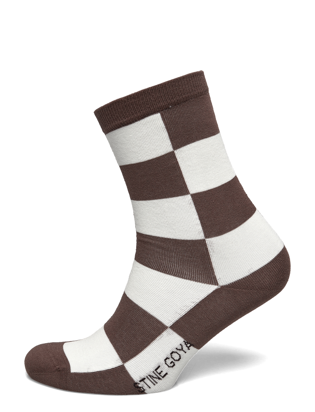 SGIggy, 2044 Short Socks - BROWN CHECK