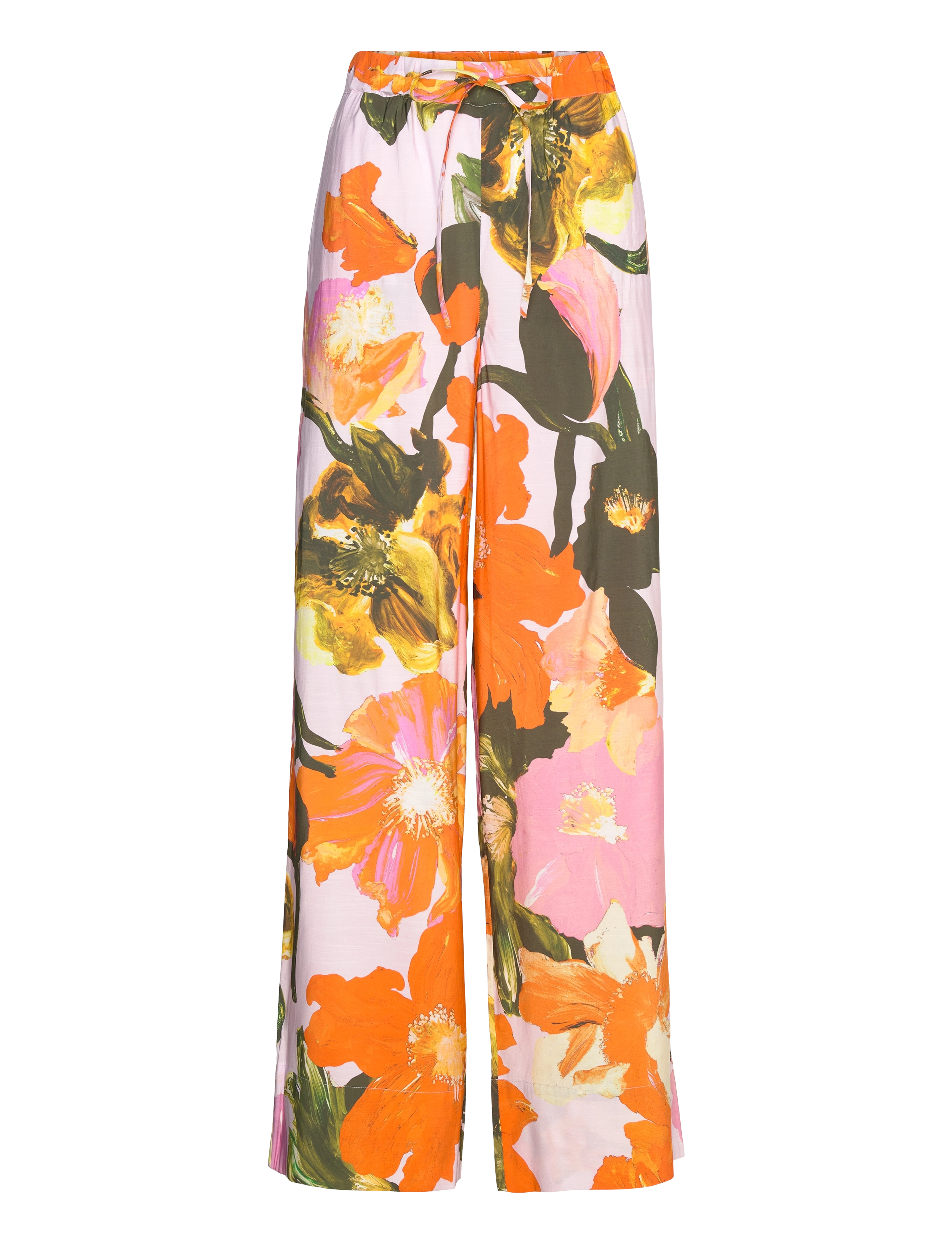 STINE GOYA SGEmi, 2070 Light Fluid Ecovero - Püksid - SUMMER DAY POPPIES / multi