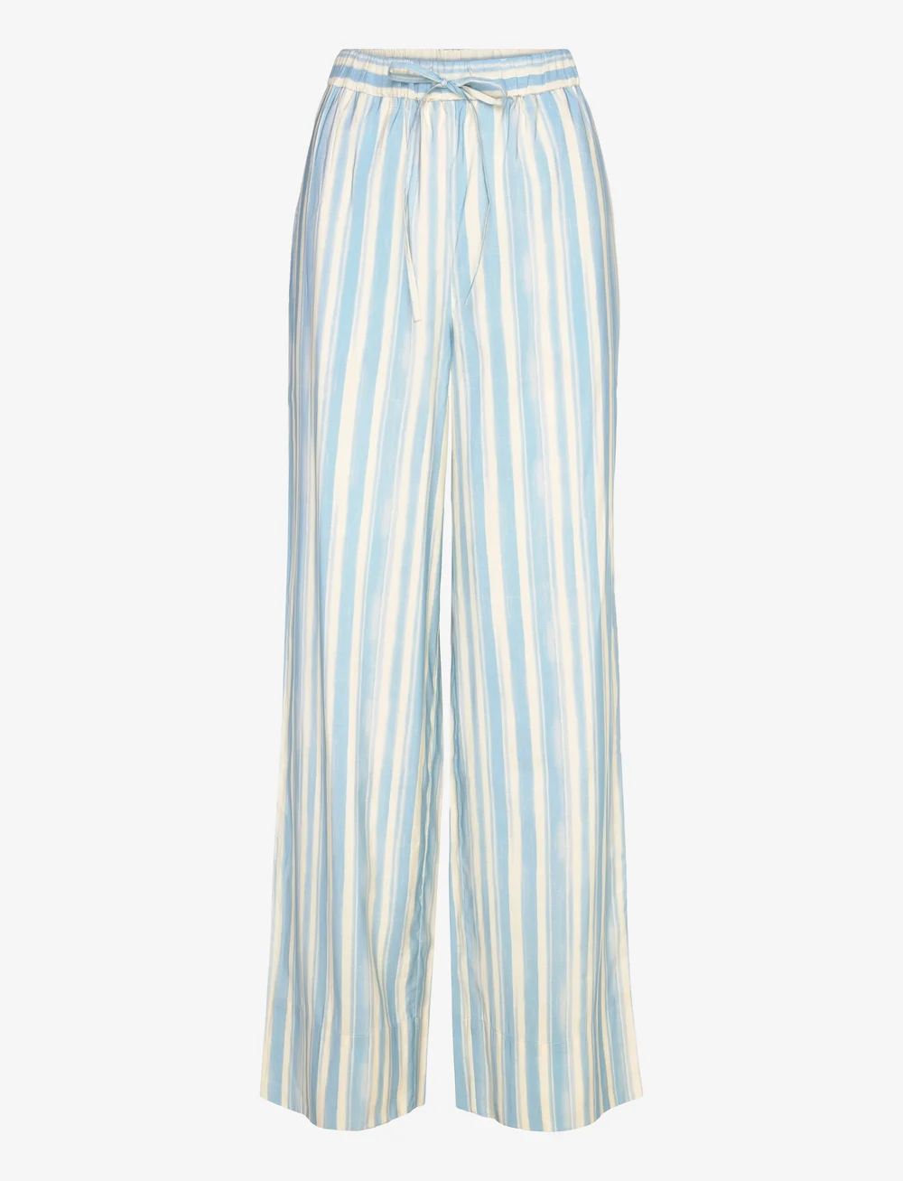 STINE GOYA - SGEmi, 2070 Light Fluid Ecovero - bukser med brede ben - summer stripes - 0
