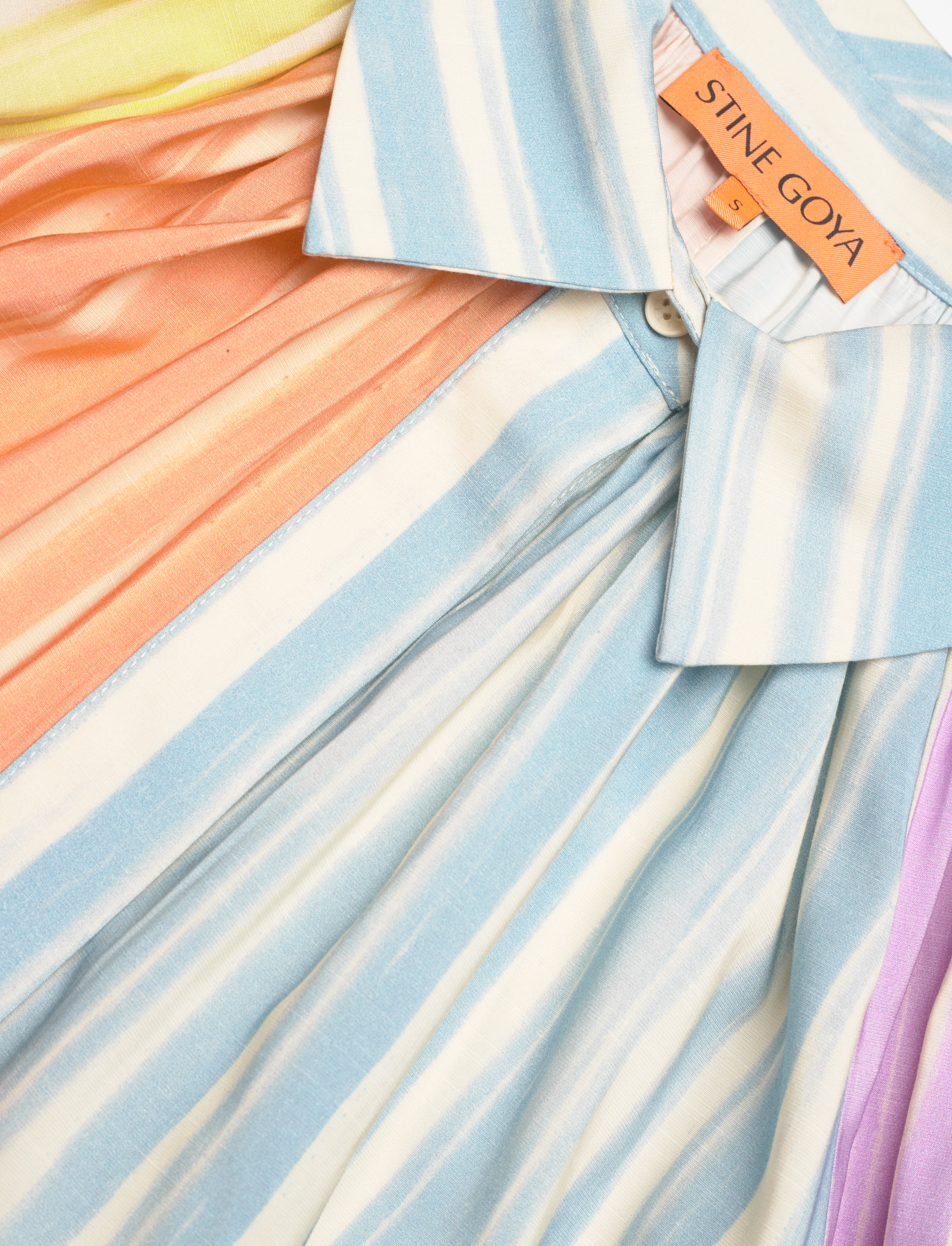STINE GOYA - SGRomy, 2070 Light Fluid Ecovero - summer stripes - 2