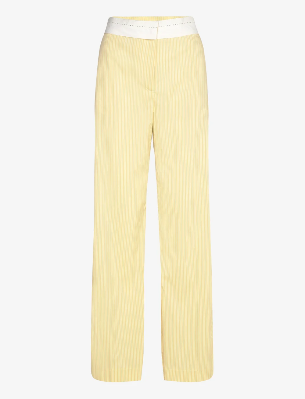 STINE GOYA - SGBibbi, 2119 Poplin Lurex - raka byxor - lurex stripes - 0