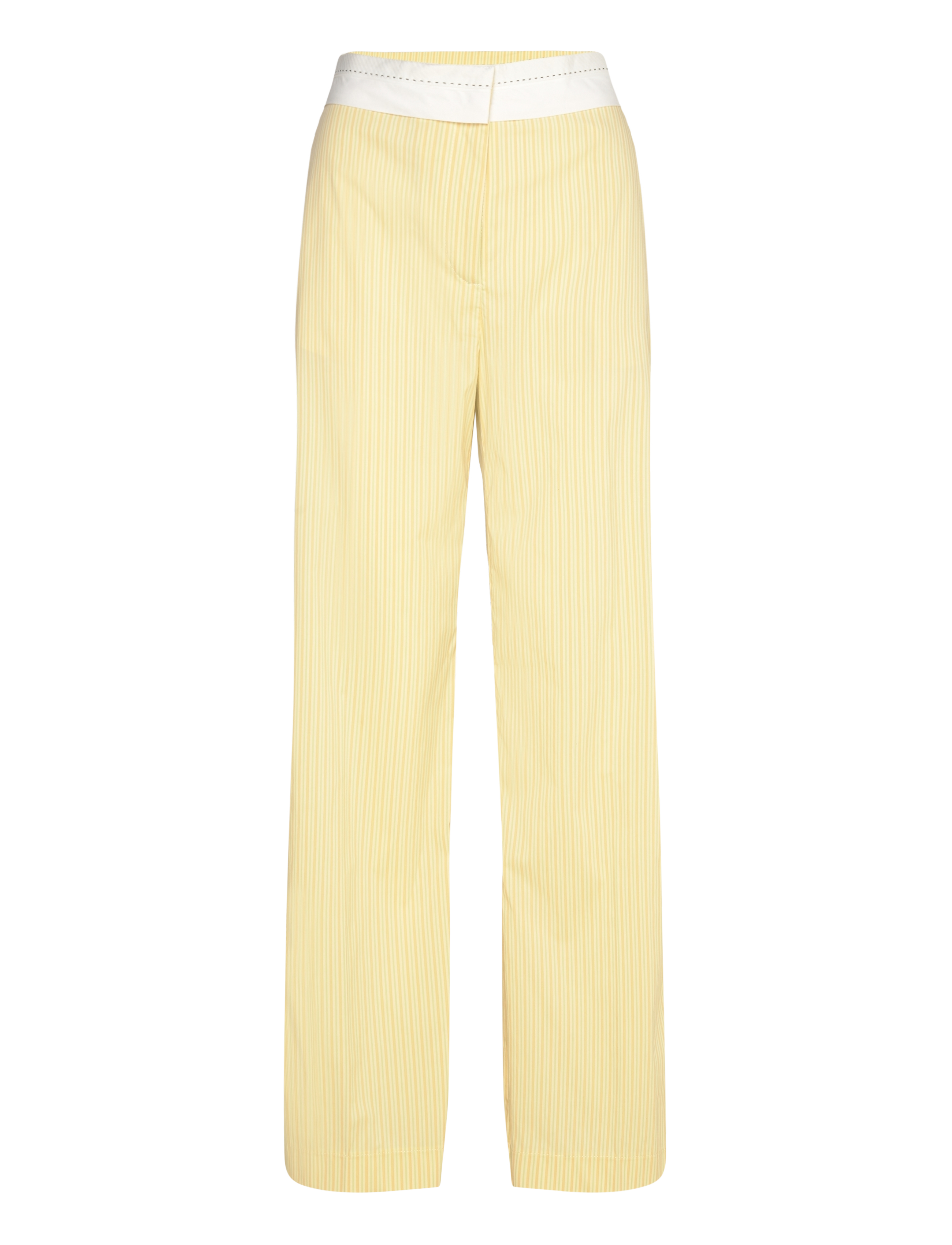 STINE GOYA SGBibbi, 2119 Poplin Lurex - Bukser - LUREX STRIPES / yellow