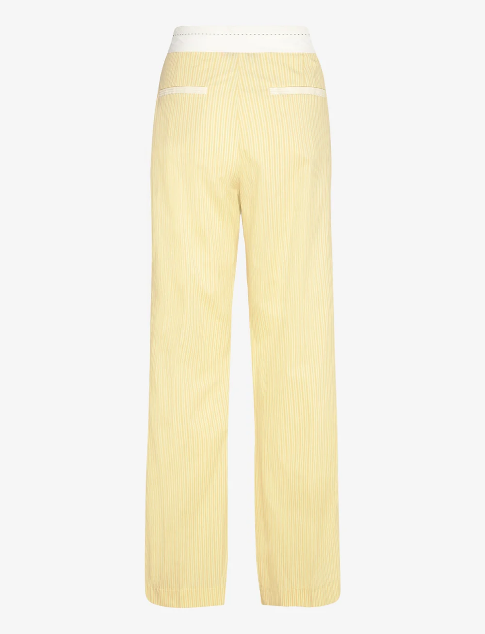 STINE GOYA - SGBibbi, 2119 Poplin Lurex - raka byxor - lurex stripes - 1