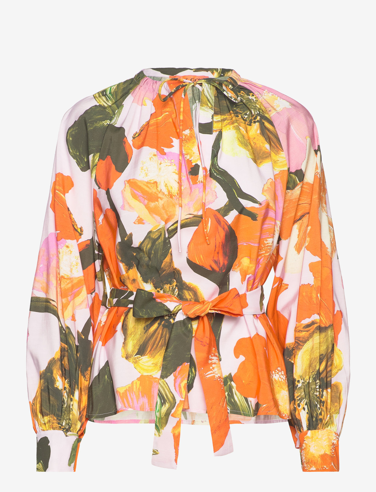 STINE GOYA - SGVianna, 2070 Light Fluid Ecovero - langärmlige blusen - summer day poppies - 0