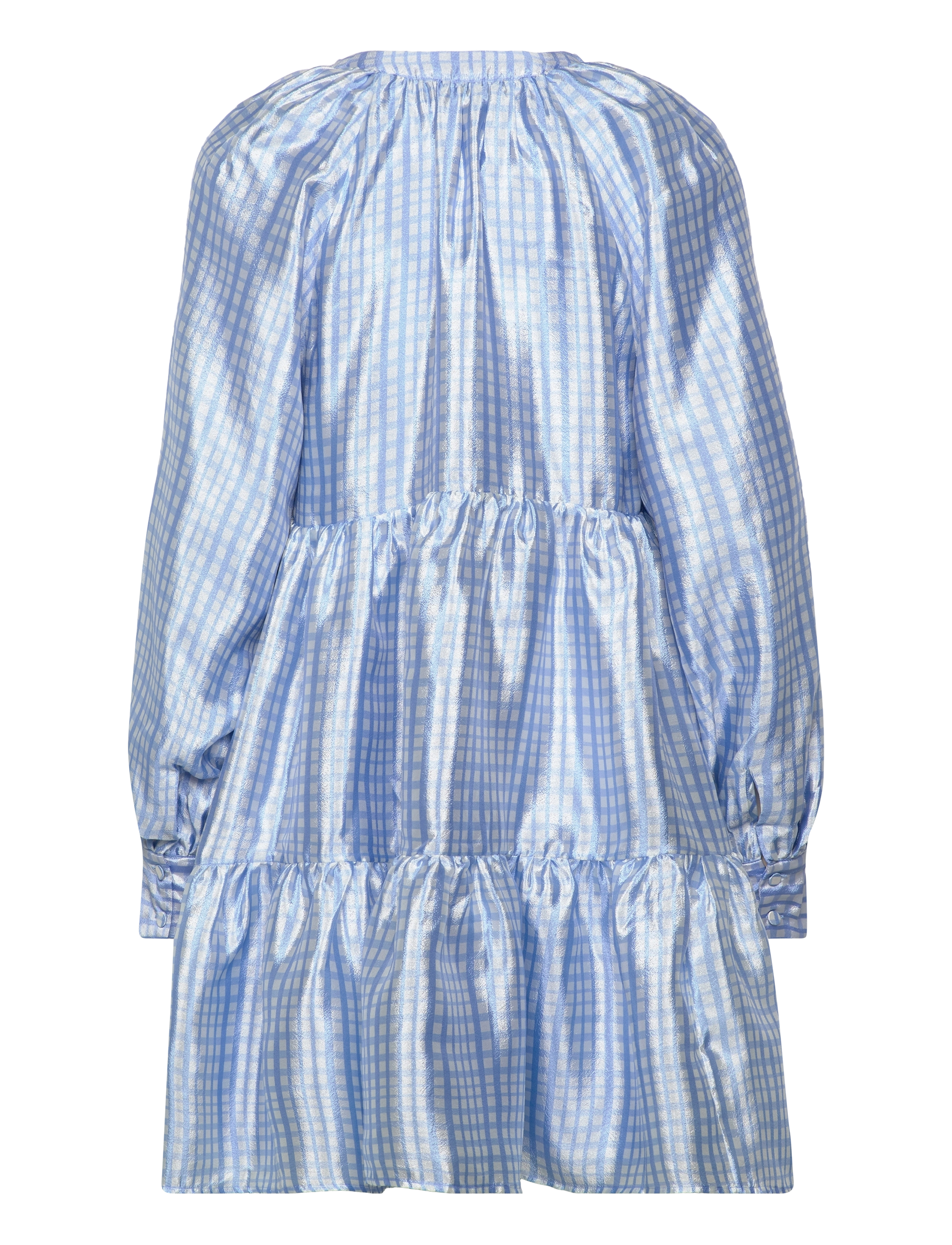 STINE GOYA - SGJasmine, 2067 Textured Poly - festkjoler - blue check - 1