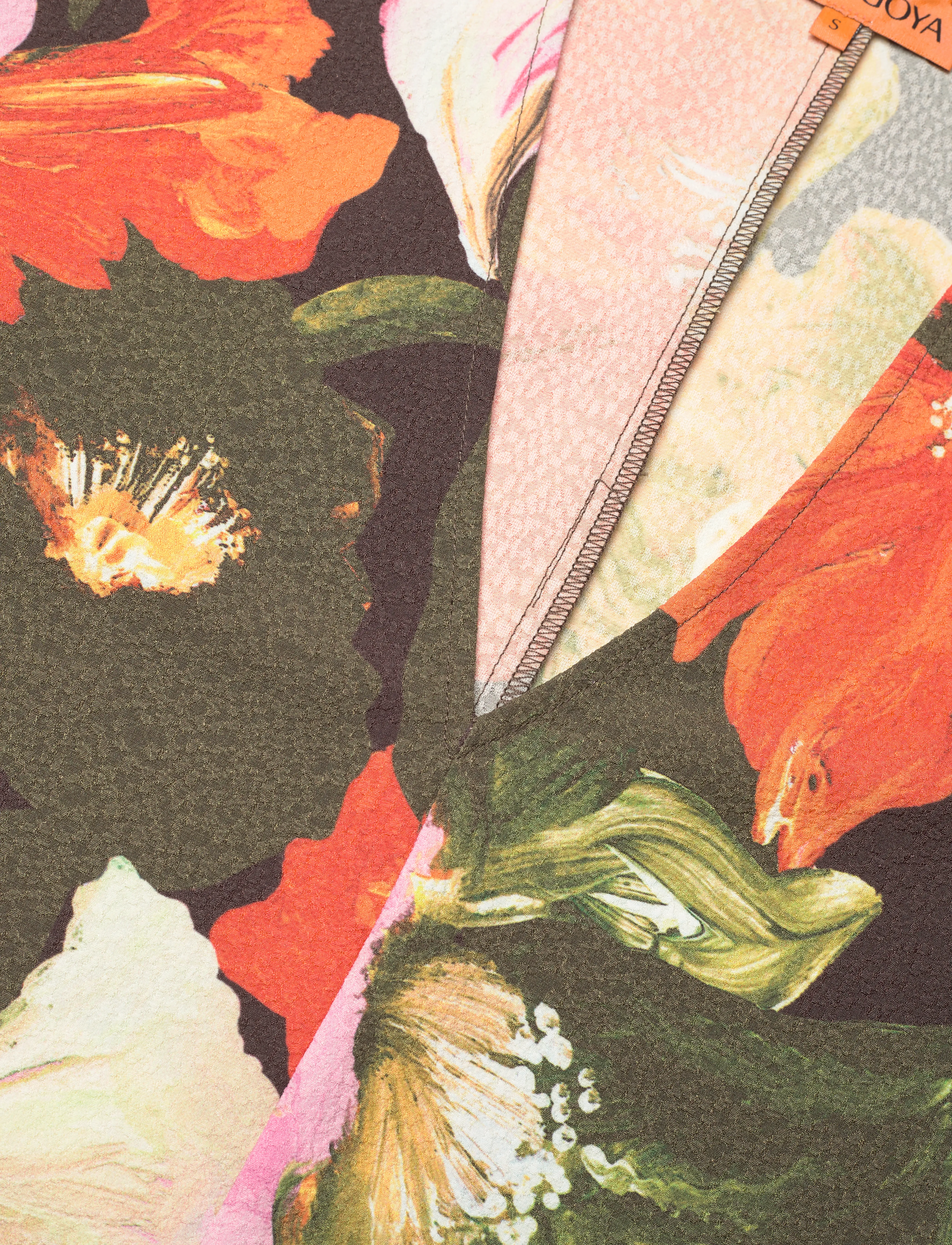 STINE GOYA - SGVic, 2065 Structure Stretch - midi kjoler - summer night poppies - 3