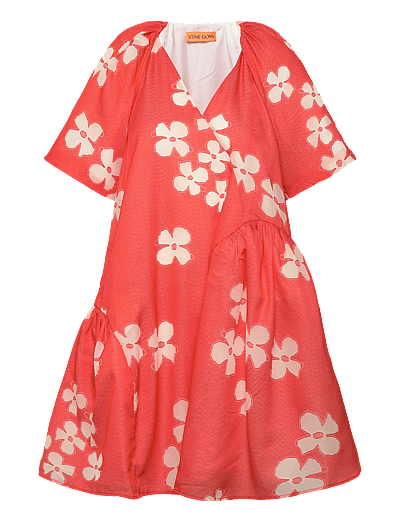 STINE GOYA SGCali, 2069 Organza - Mekot - DITZY POPPIES / red