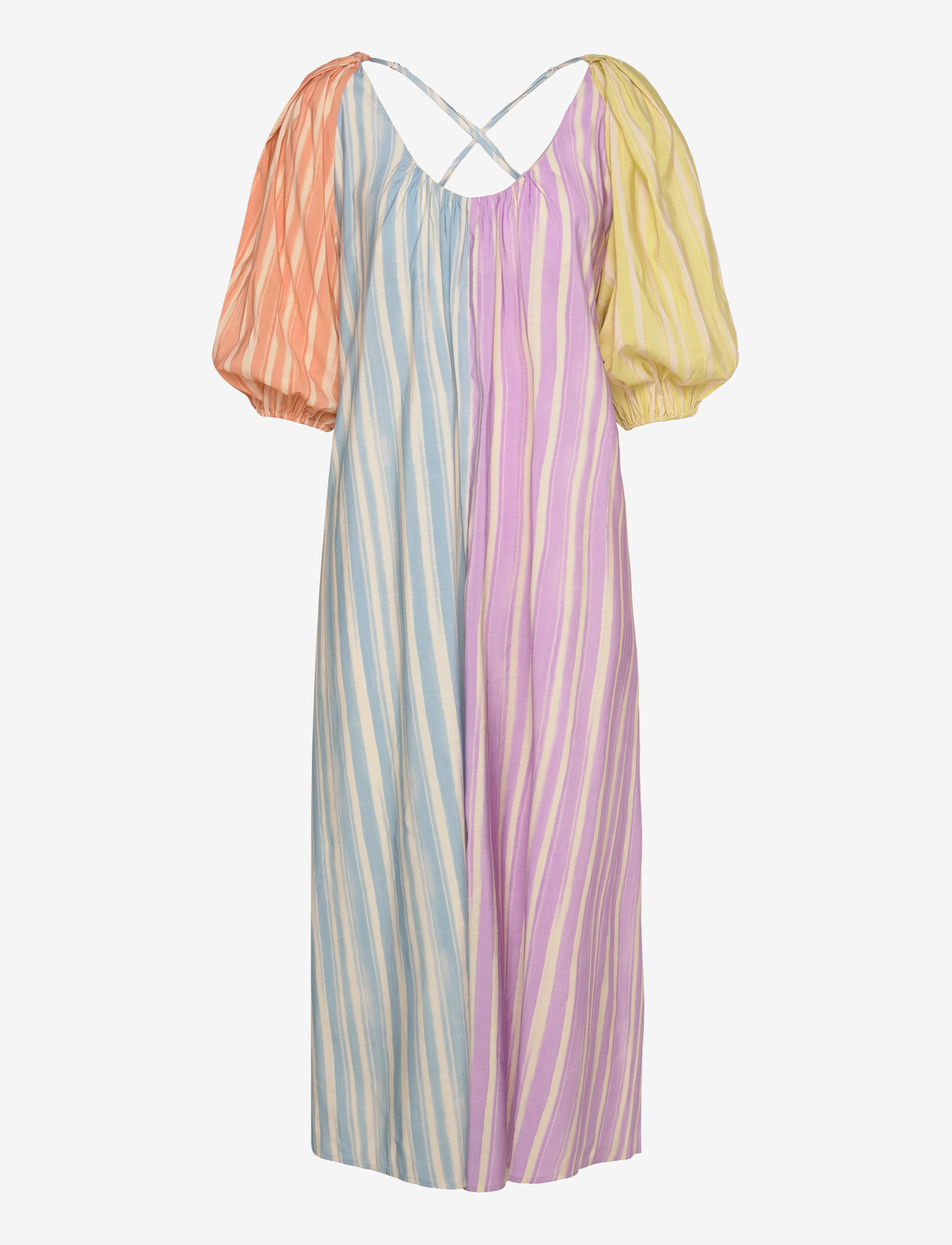 STINE GOYA - SGTerry, 2070 Light Fluid Ecovero - maxi dresses - summer stripes - 0