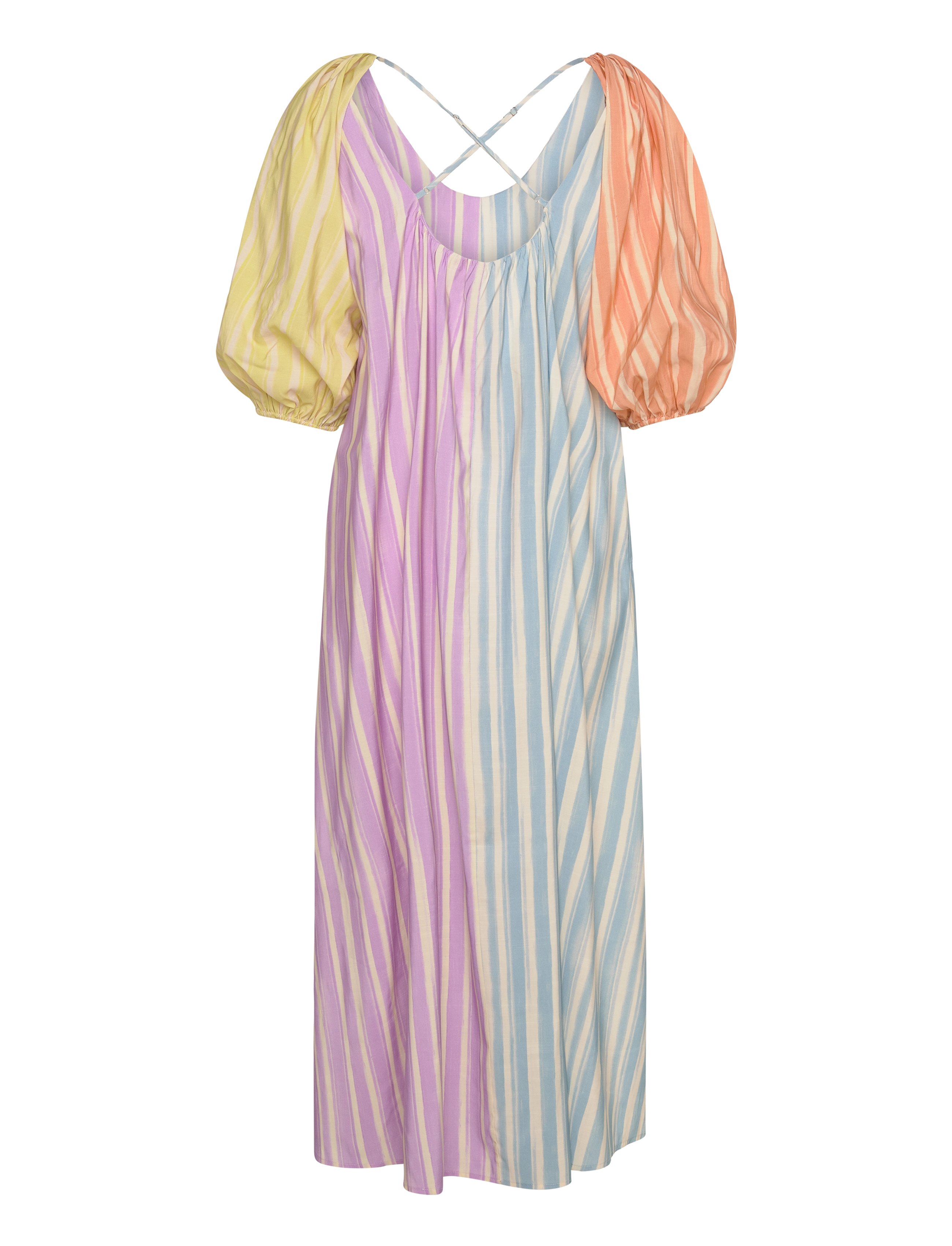STINE GOYA - SGTerry, 2070 Light Fluid Ecovero - maxikjoler - summer stripes - 1