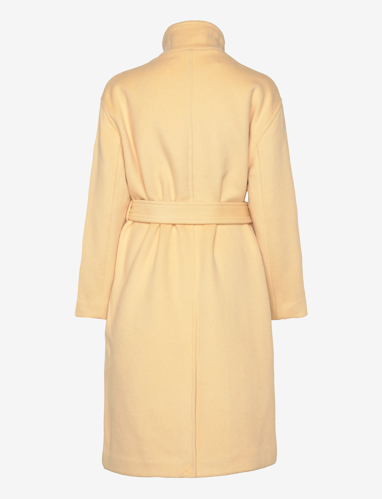 STINE GOYA - Long Sleeve High Collar Coat, 2268 - butter milk - 2