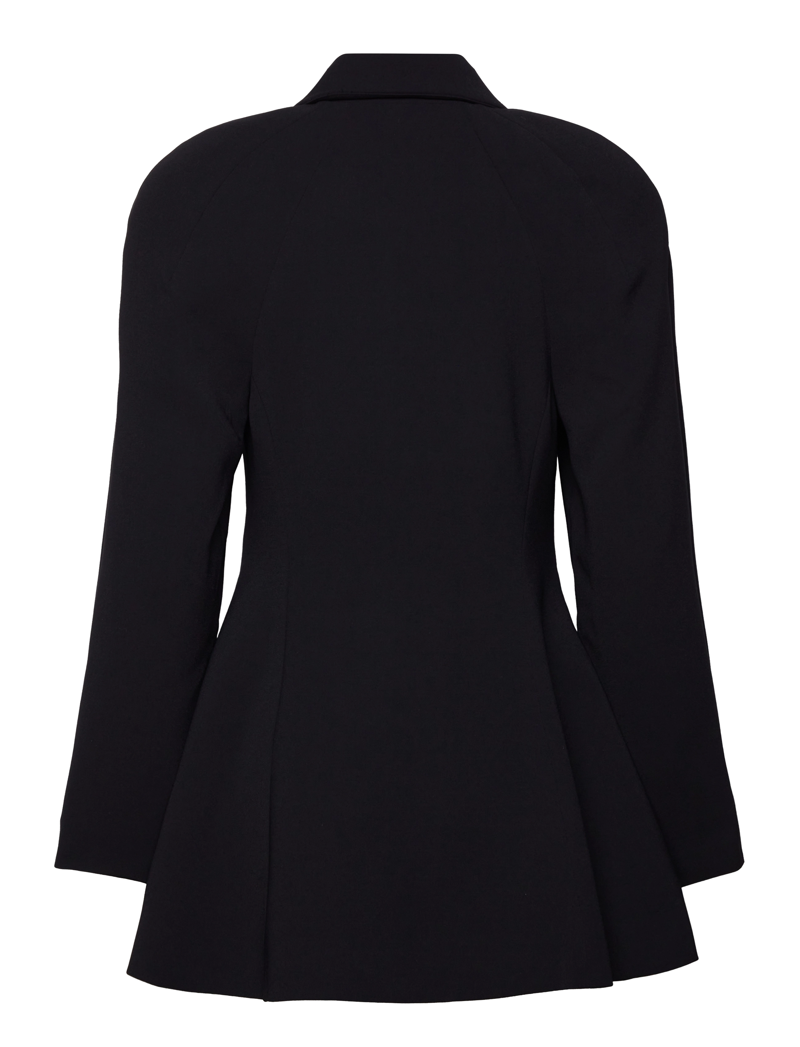 STINE GOYA - Voluminous Mini Coat Dress, 2273 Cr - black - 2