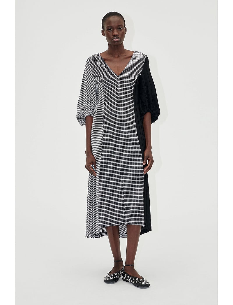 STINE GOYA Three-quarter Sleeve Midi Dress, 22 (SGASG-AW24-D018