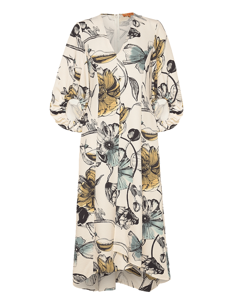 STINE GOYA Three-quarter Sleeve Midi Dress, 22 – midi jurken