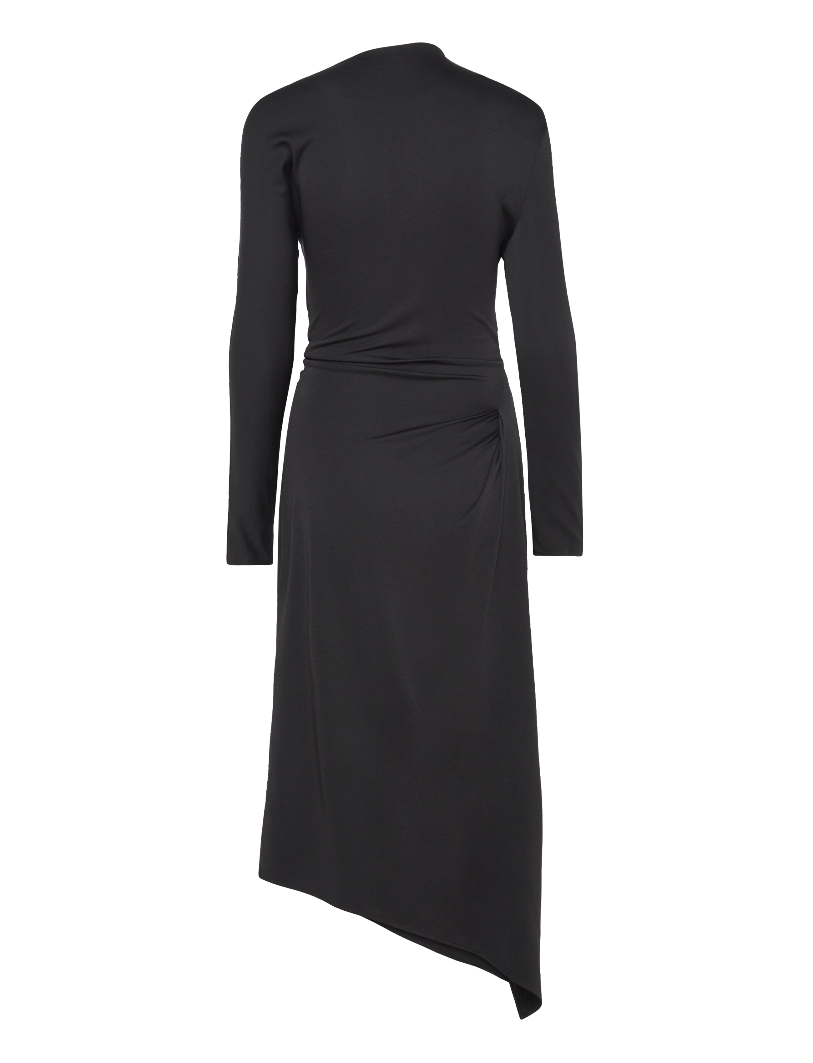 STINE GOYA - Long Sleeve Midi Dress With Fixed B - festmode zu outlet-preisen - jet black - 3