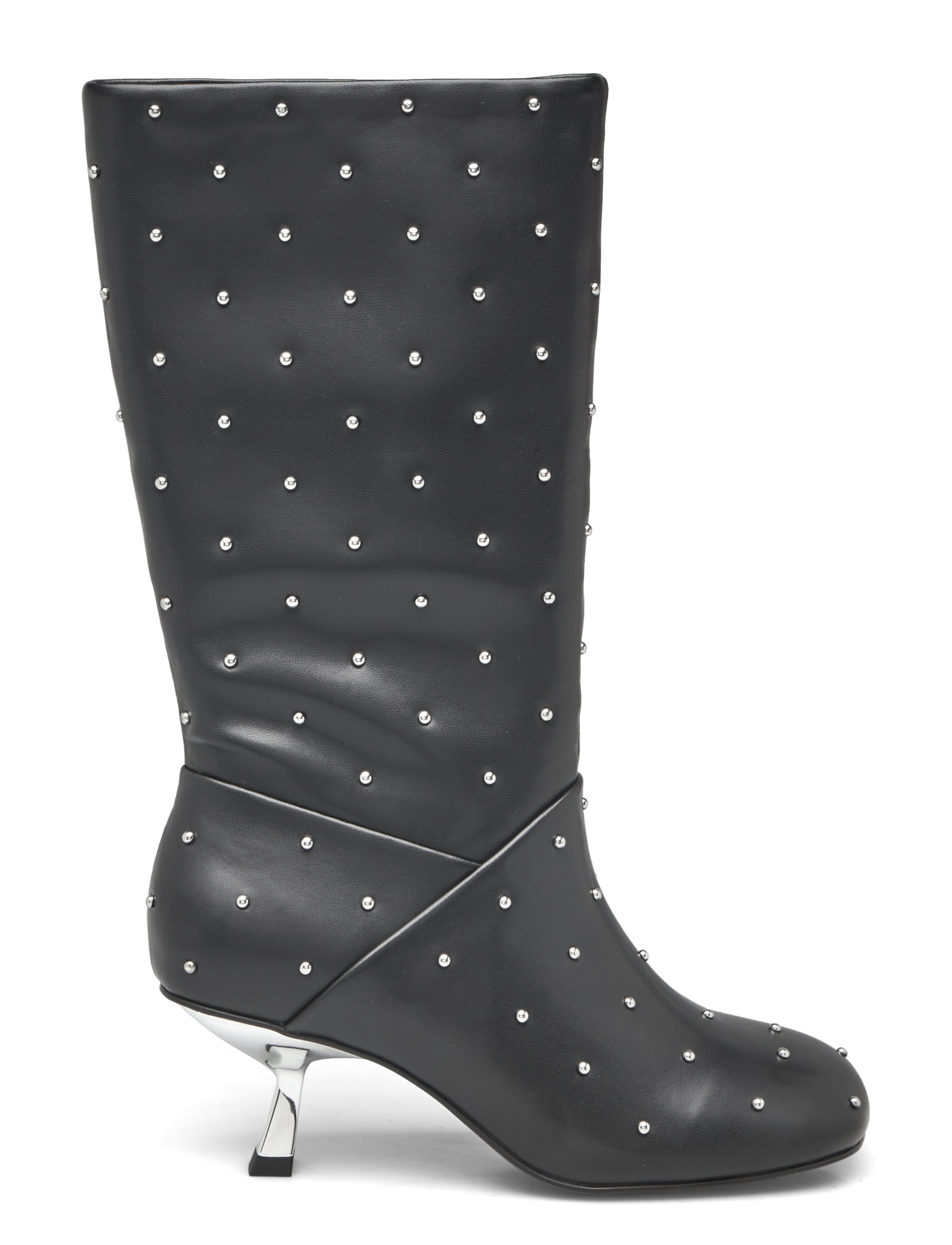 STINE GOYA - 24H Studded Boot, 2295 Boot - høj hæl - jet black - 1