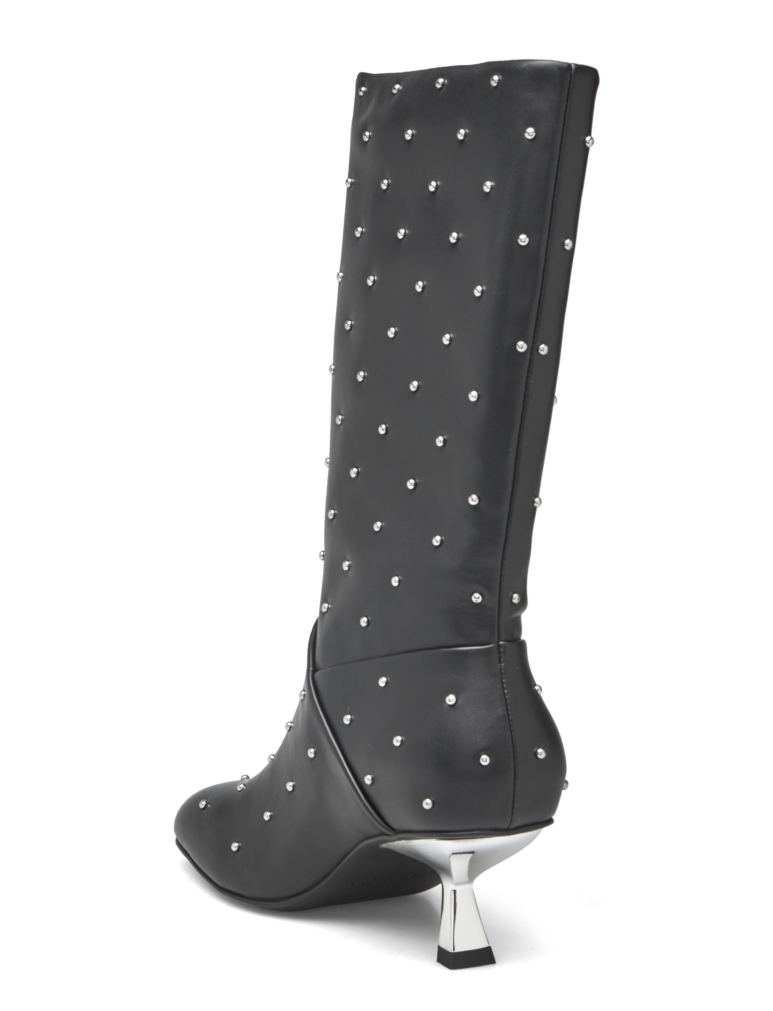 STINE GOYA - 24H Studded Boot, 2295 Boot - høj hæl - jet black - 2