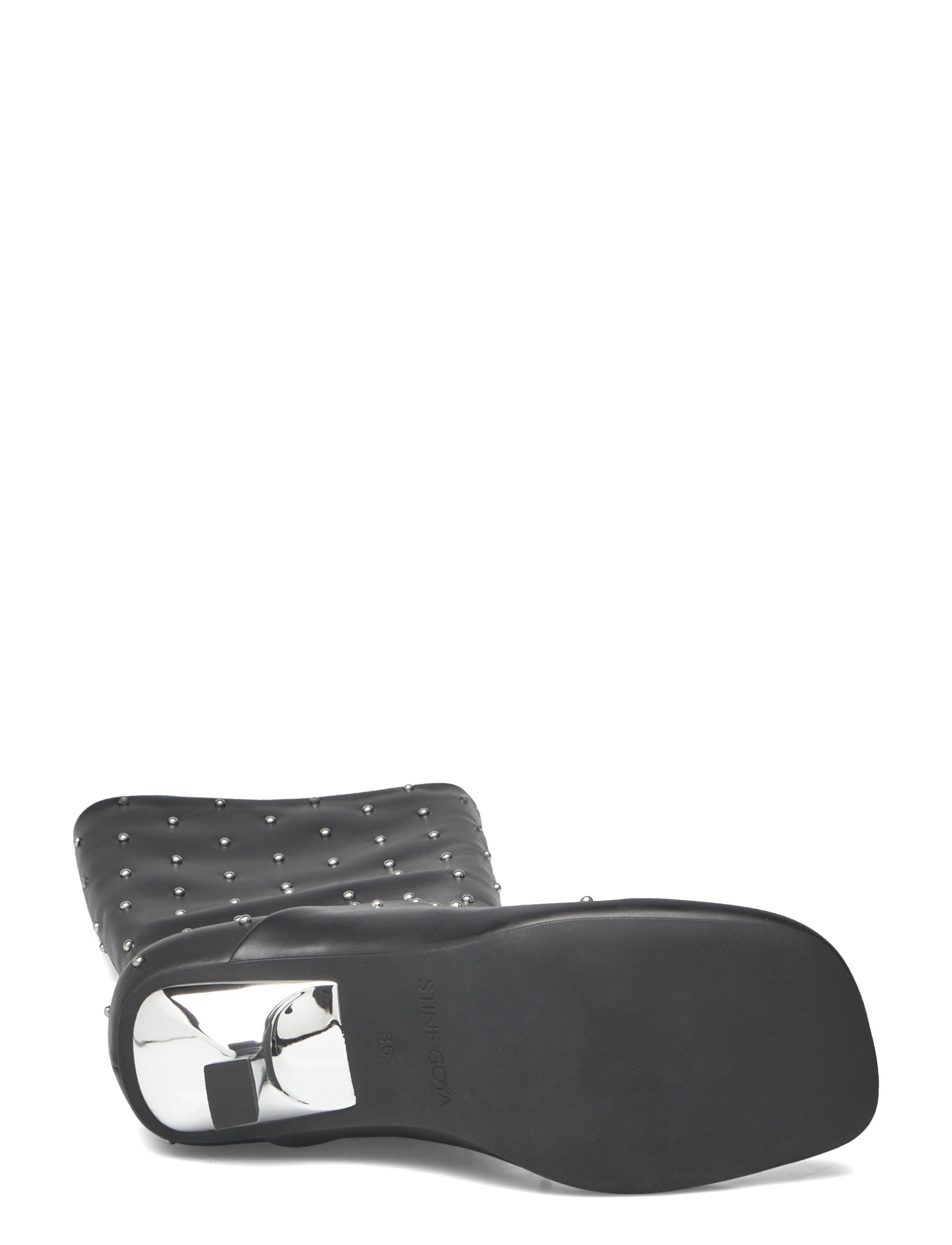 STINE GOYA - 24H Studded Boot, 2295 Boot - høj hæl - jet black - 4