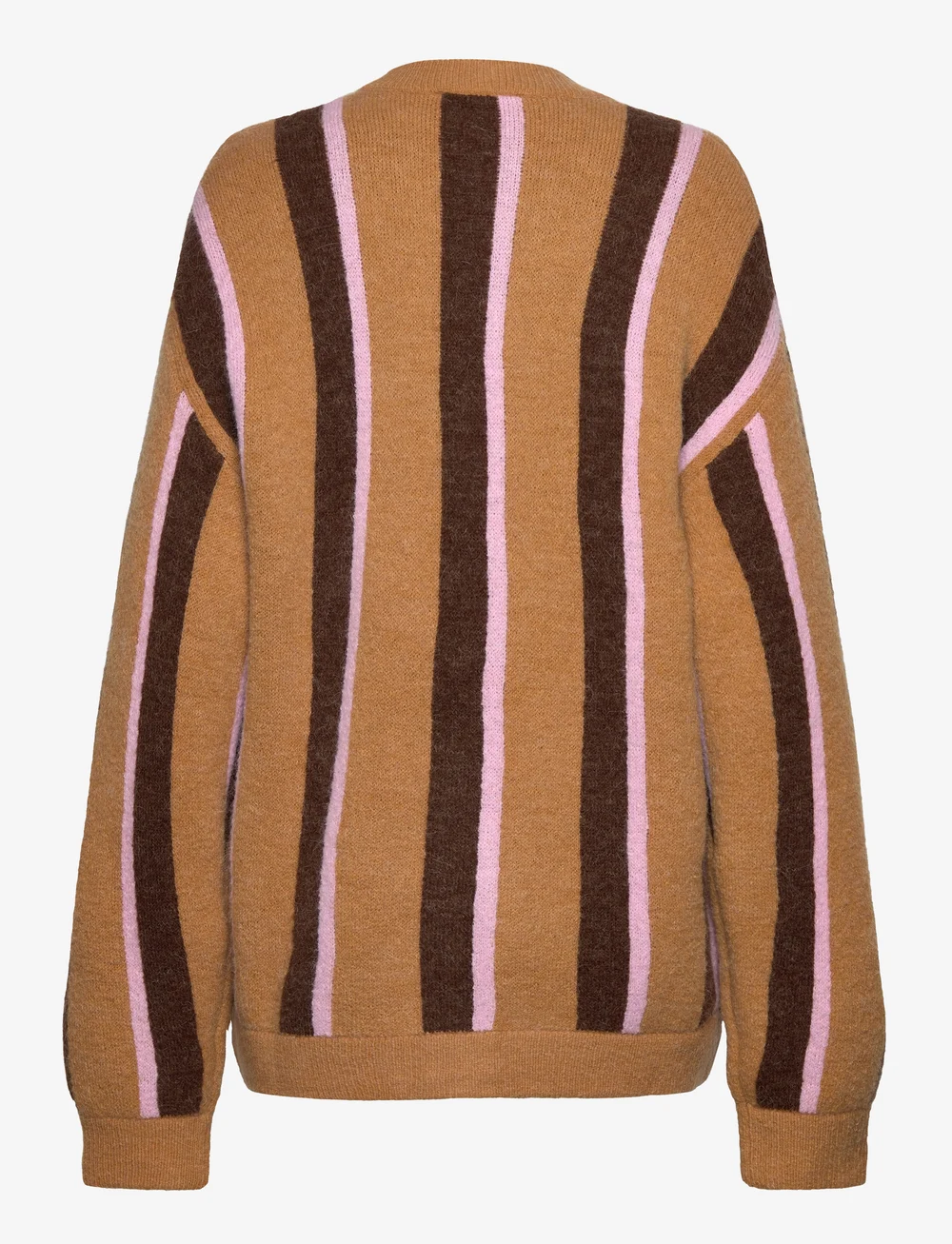STINE GOYA - Long Sleeve Cardigan, 2280 Cable Kn - cardigans - cocoa stripes - 2