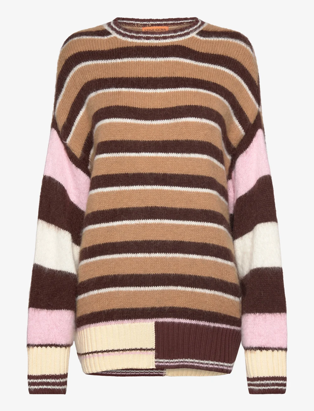 STINE GOYA - Long Sleeve Crew Neckline Jumper, 2 - pullover - multi stripes - 1