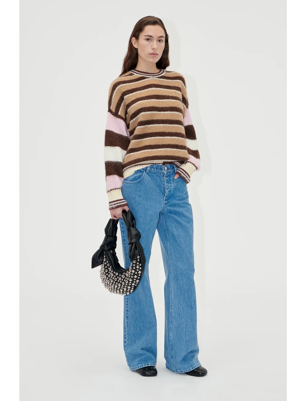 STINE GOYA - Long Sleeve Crew Neckline Jumper, 2 - pullover - multi stripes - 0