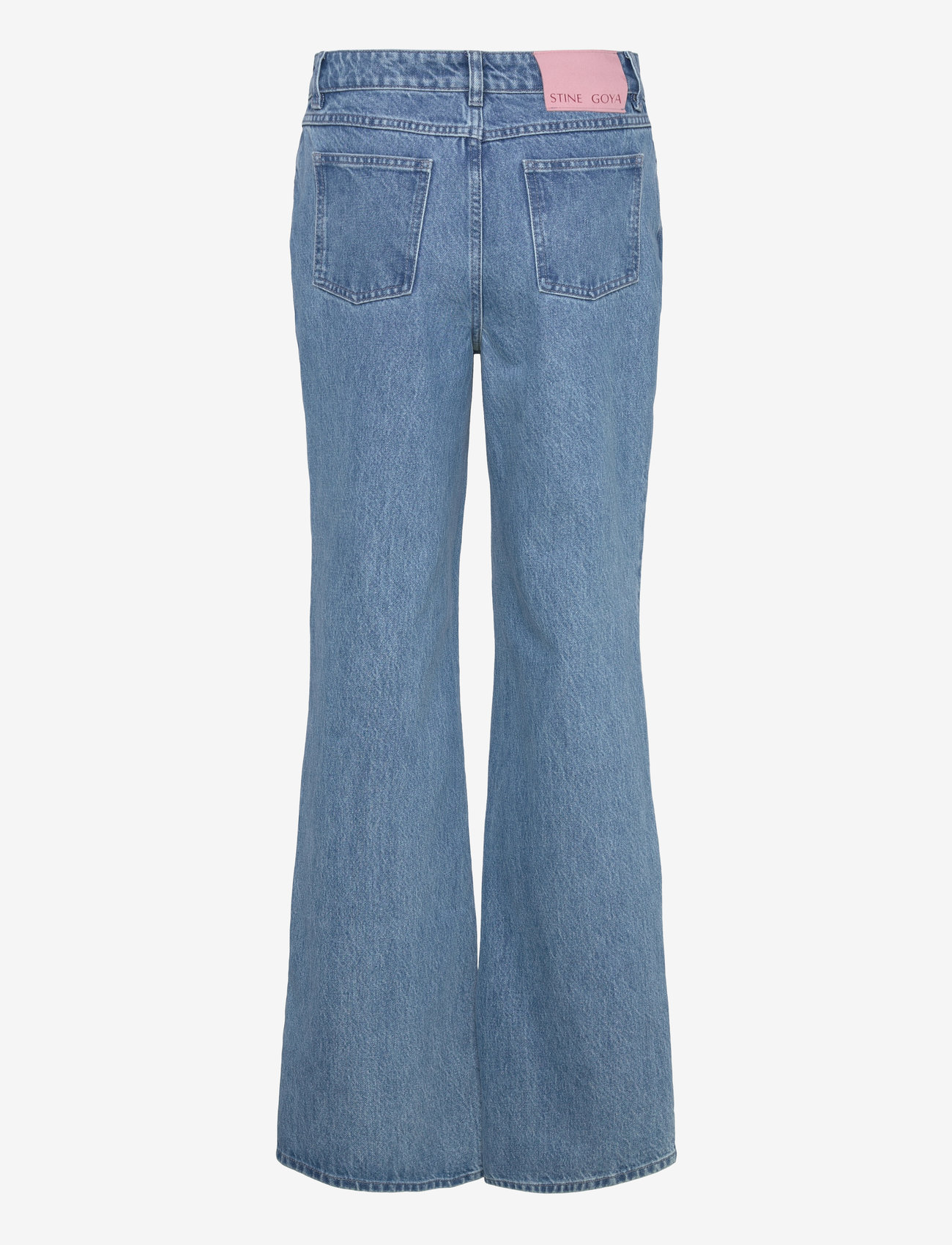 STINE GOYA - Straight Leg Long Pants, 2251 Denim - denim blue - 2