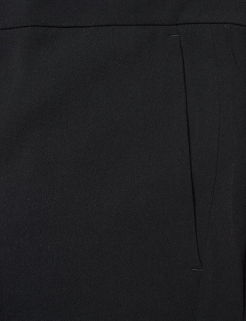 STINE GOYA - Flared Long Pants, 2273 Crepe - schlaghose - black - 4