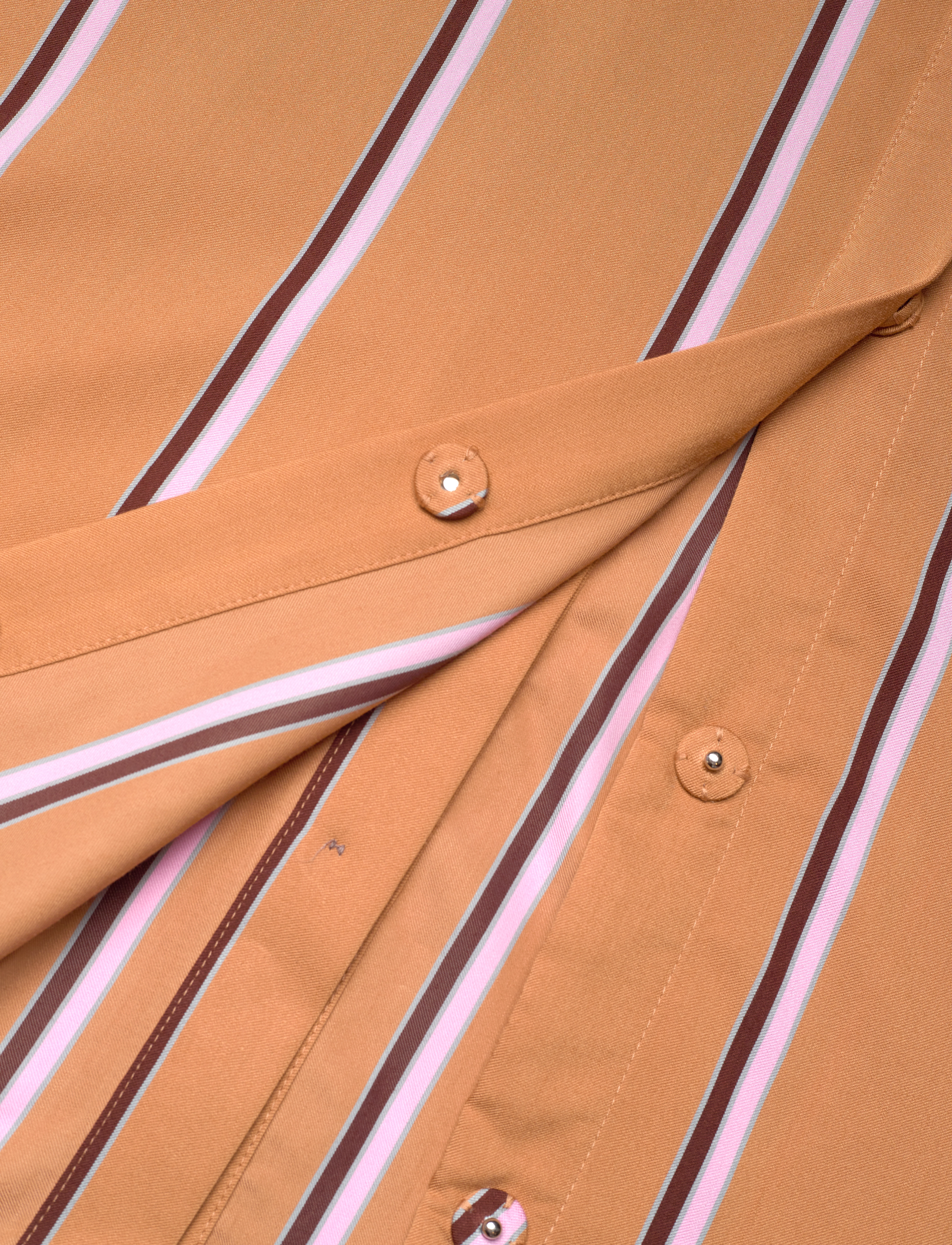 STINE GOYA - Long Sleeve Shirt, 2249 Striped Vis - langärmlige hemden - cocoa stripes - 5