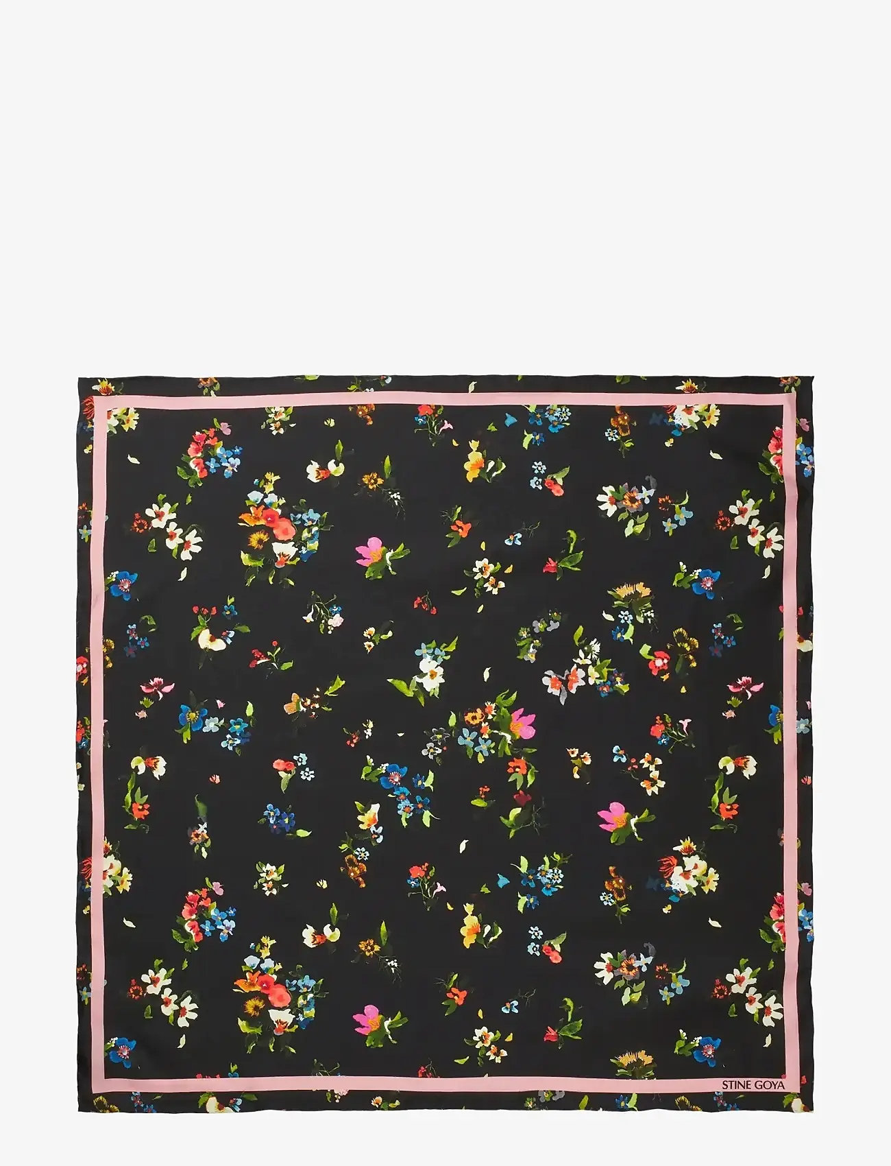 STINE GOYA - 2287 Silk Scarves, Small Scarf - mode trends - magnolia garden - 0