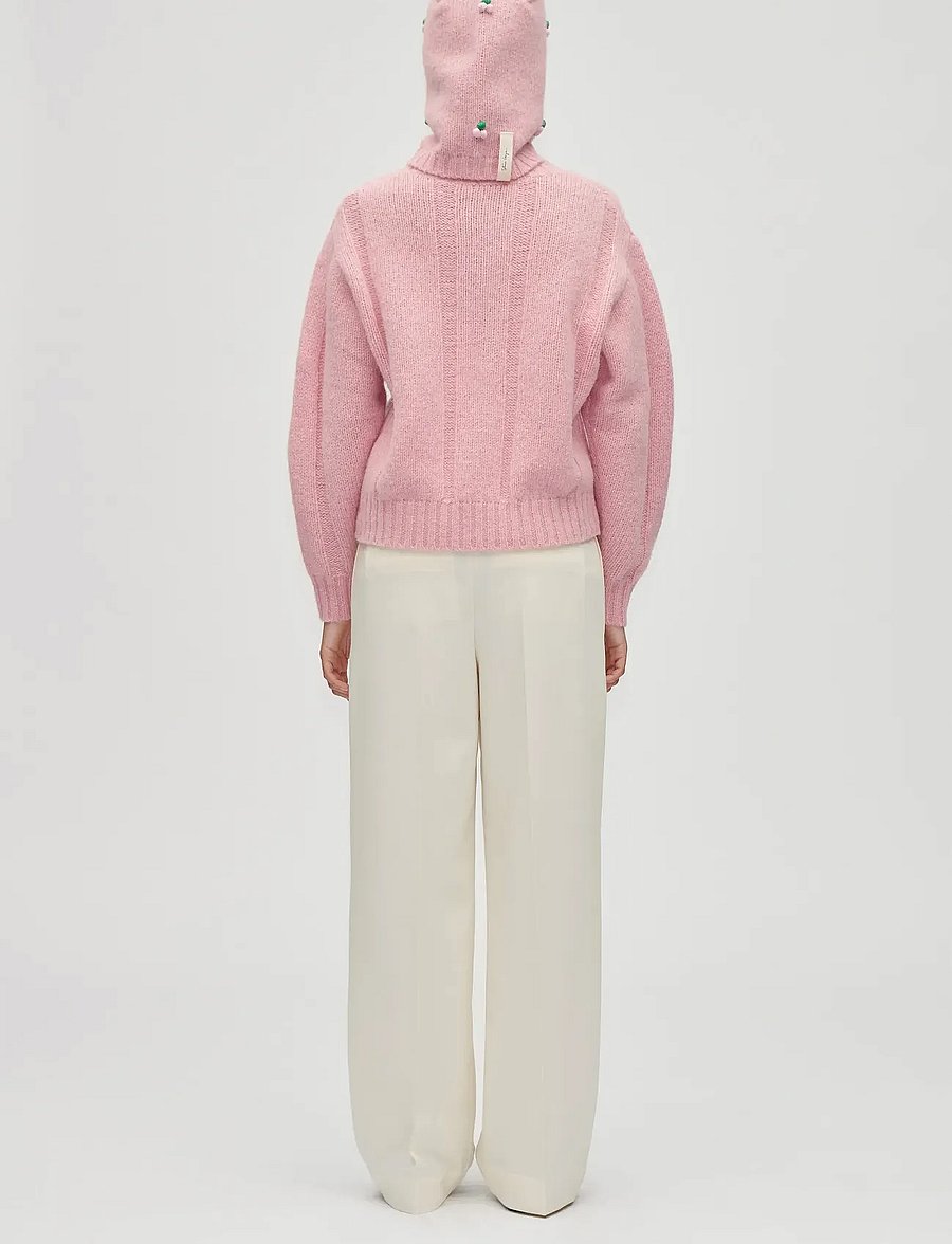 STINE GOYA - 2418 Midweight Alpaca Knit, Balacla - sturmhauben - light pink - 3