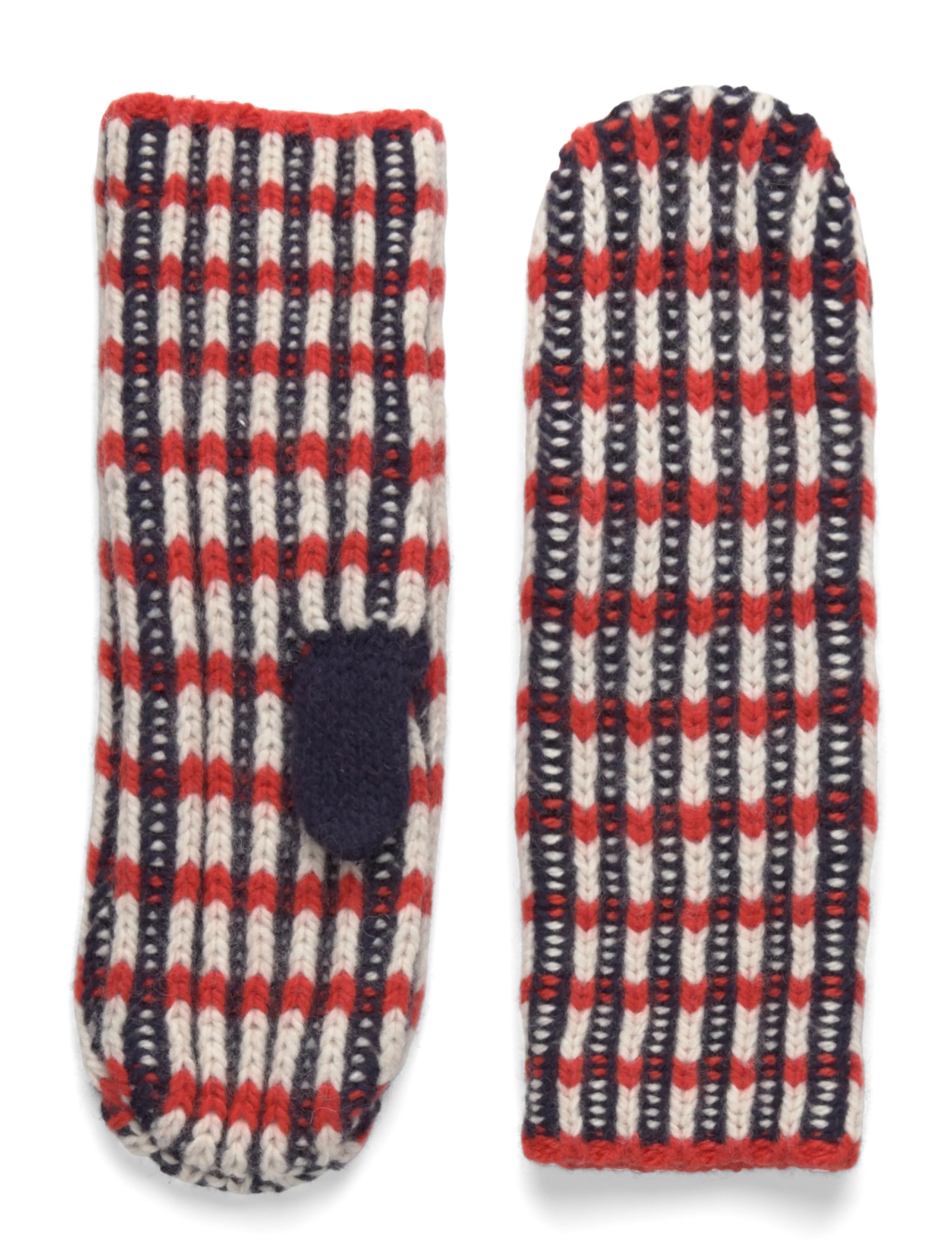 STINE GOYA 2425 Plaited Chunky Rib, Chunky Rib - CPH fashion week - NAVY / RED / CREAM / navy